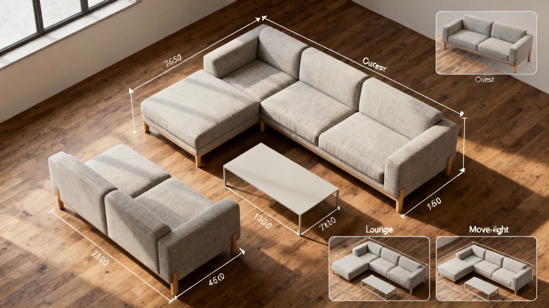 3. Modular 3-Seater Sofa