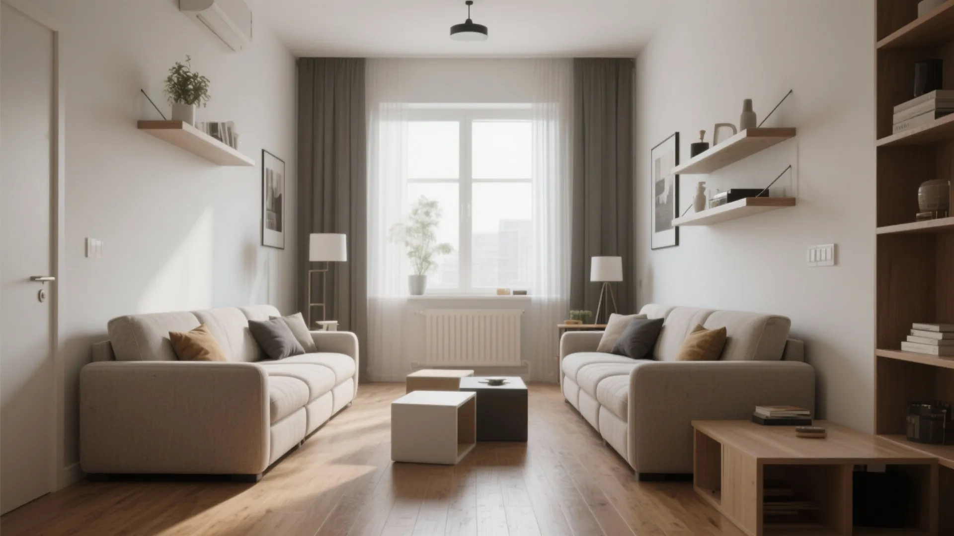 Modular petite recliner sets and tiny twins