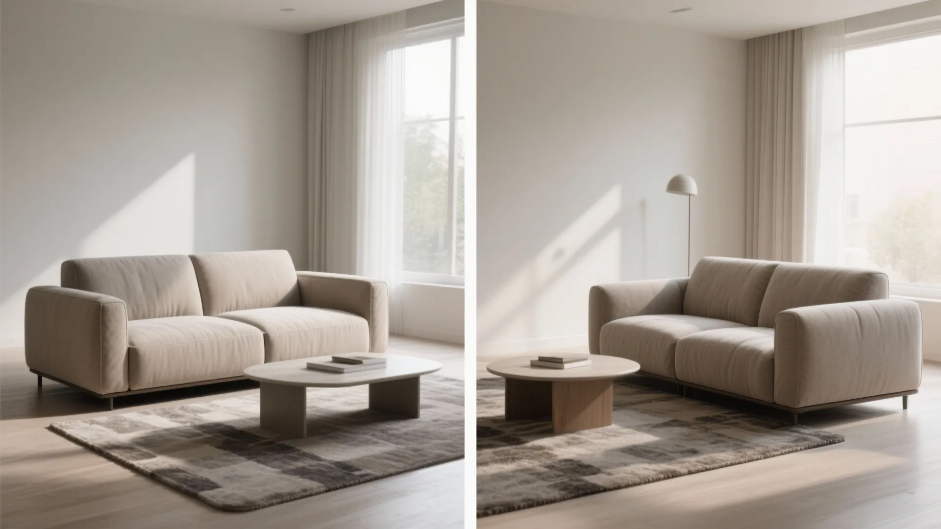 3. Modular two-piece setups