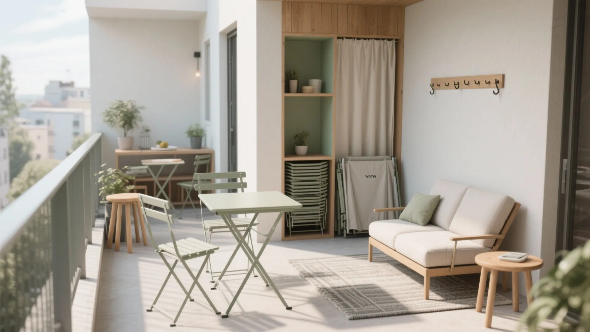 Modular Folding Furniture and Micro-Zoning