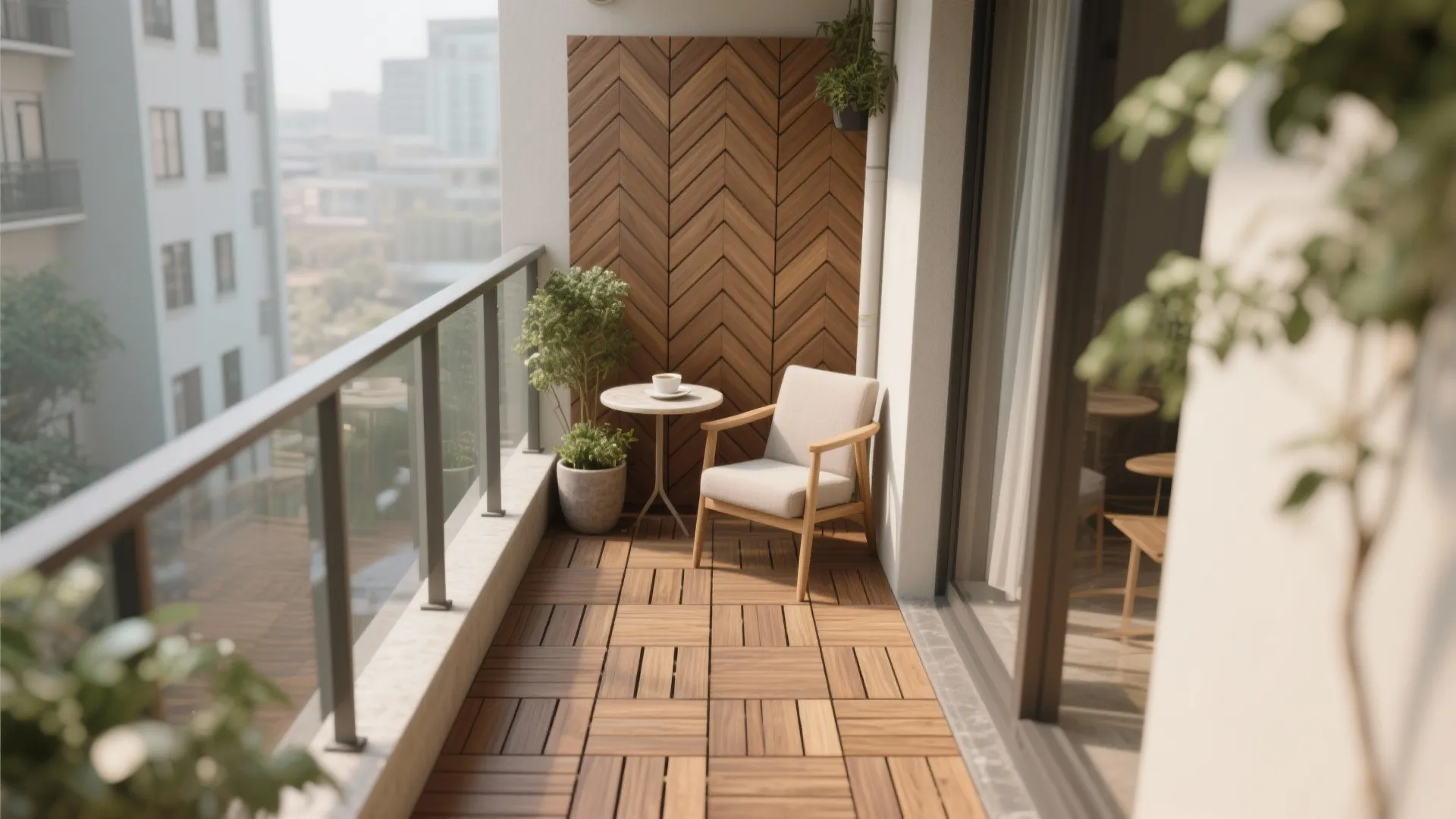Modular Wood Deck Tiles