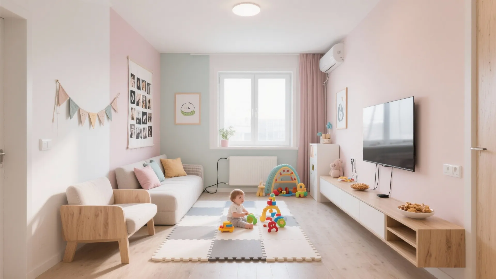 Modular Zones: Photo Corner, Play Mat, Snack Strip