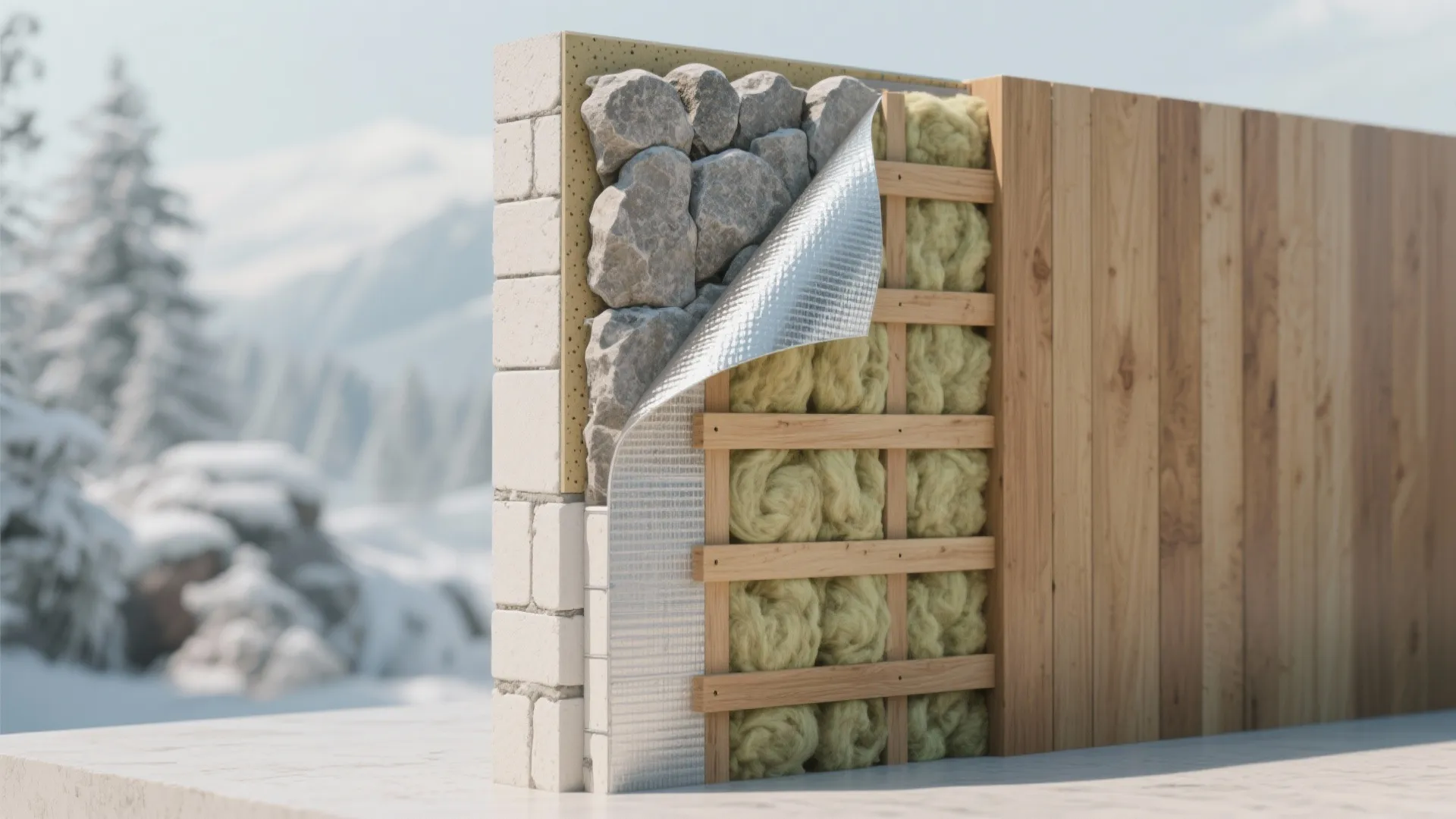 Moisture-smart wall assembly for cold, damp winters