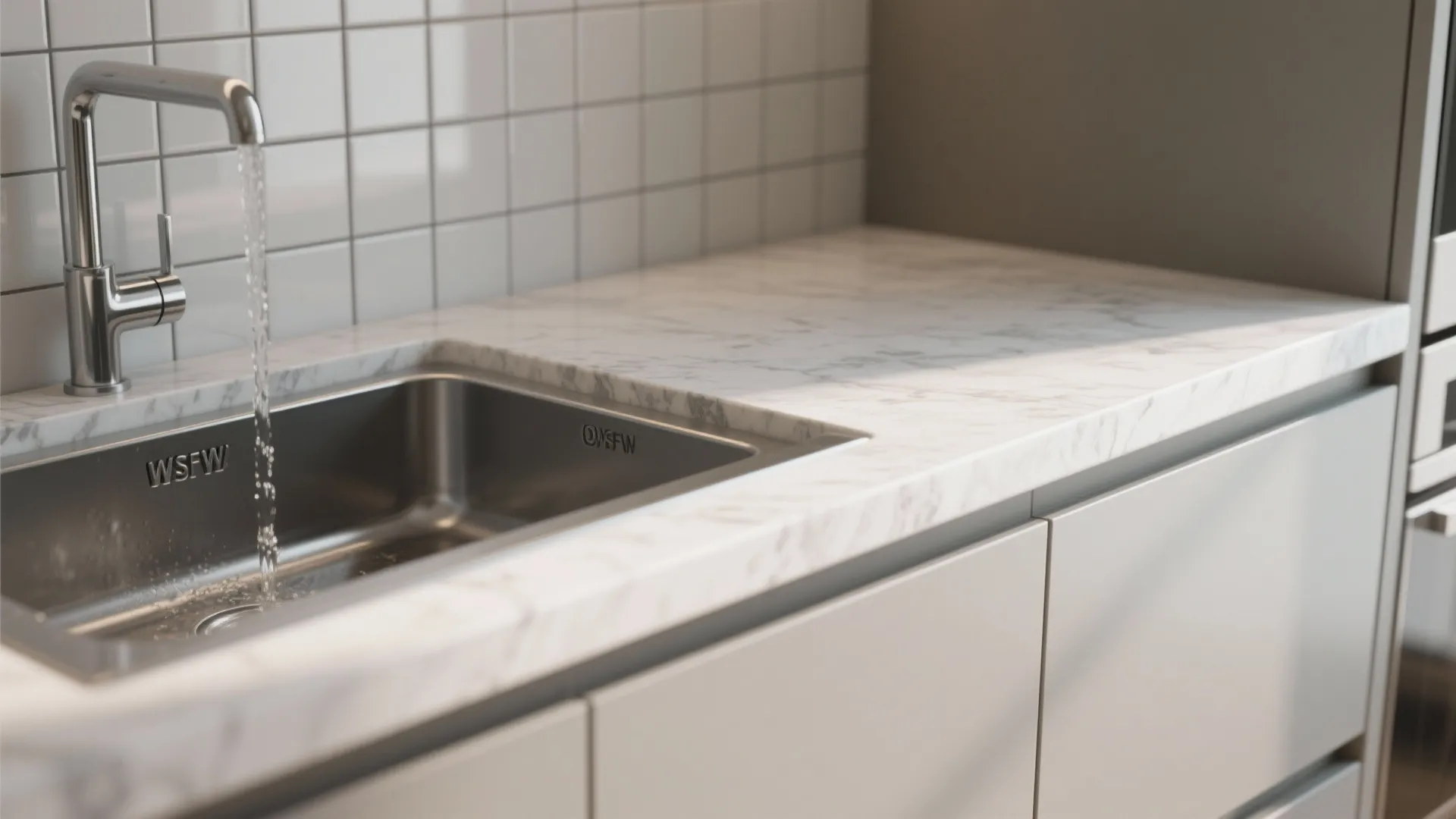 2. Use moisture-controlled materials near sinks