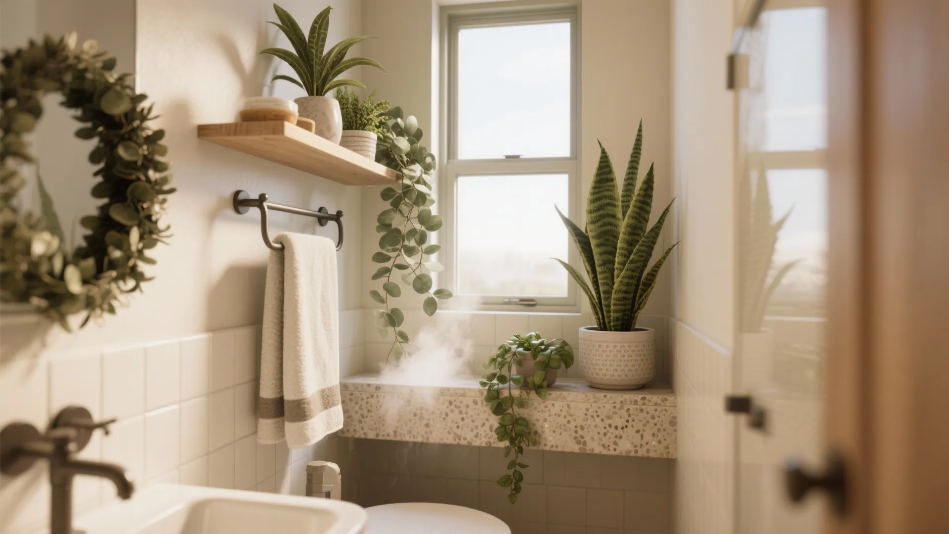 Moisture-Loving Greenery and Faux Options