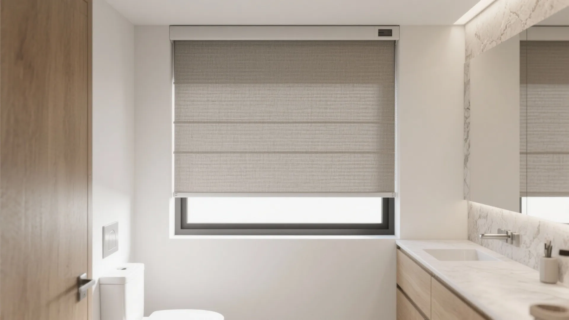 Moisture-Resistant Roller Shades and Smart Control