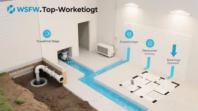 Utility Laundry Space with Integrated Water Management System