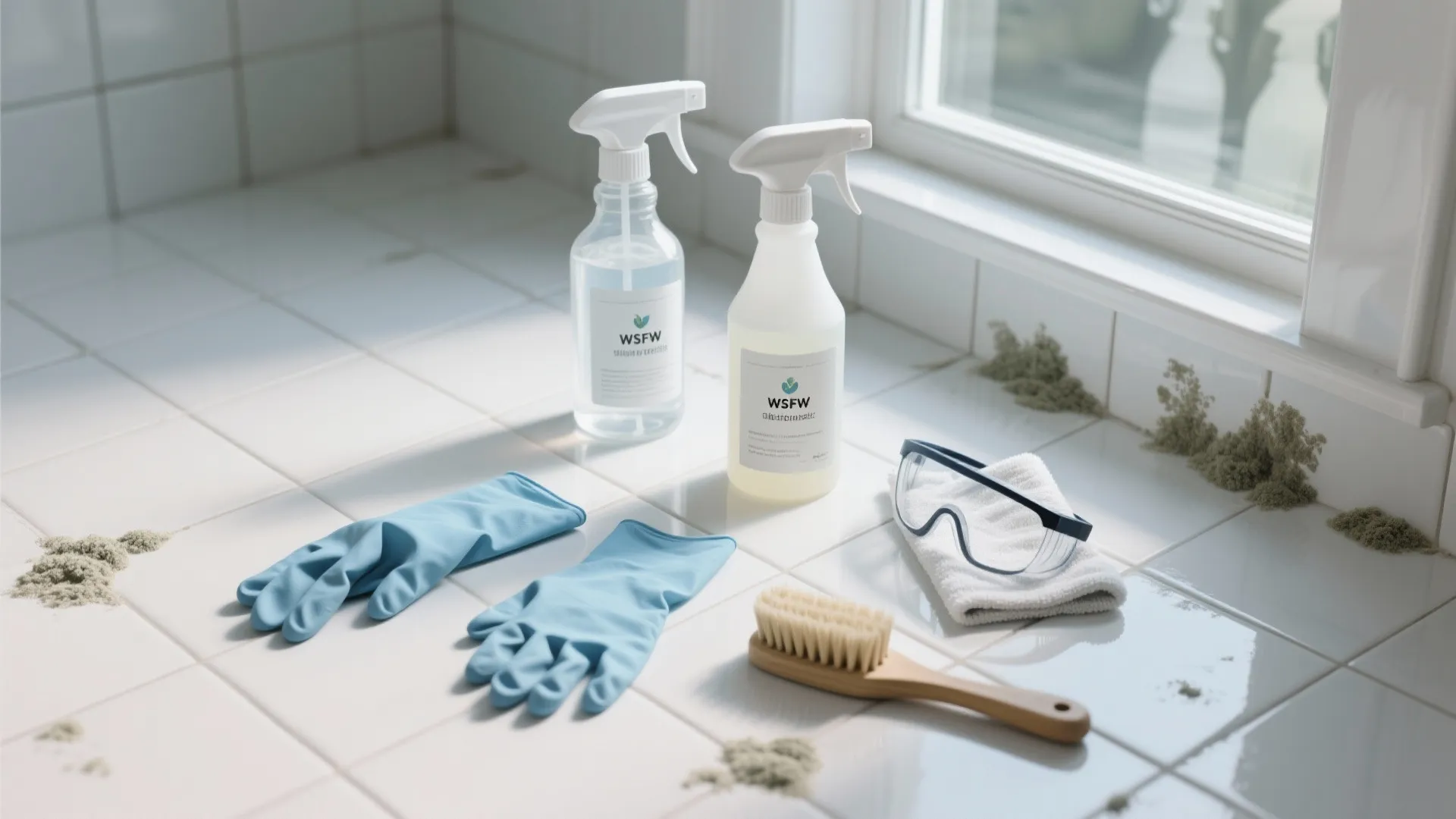 Hydrogen Peroxide vs. Bleach for Mold on Tiles