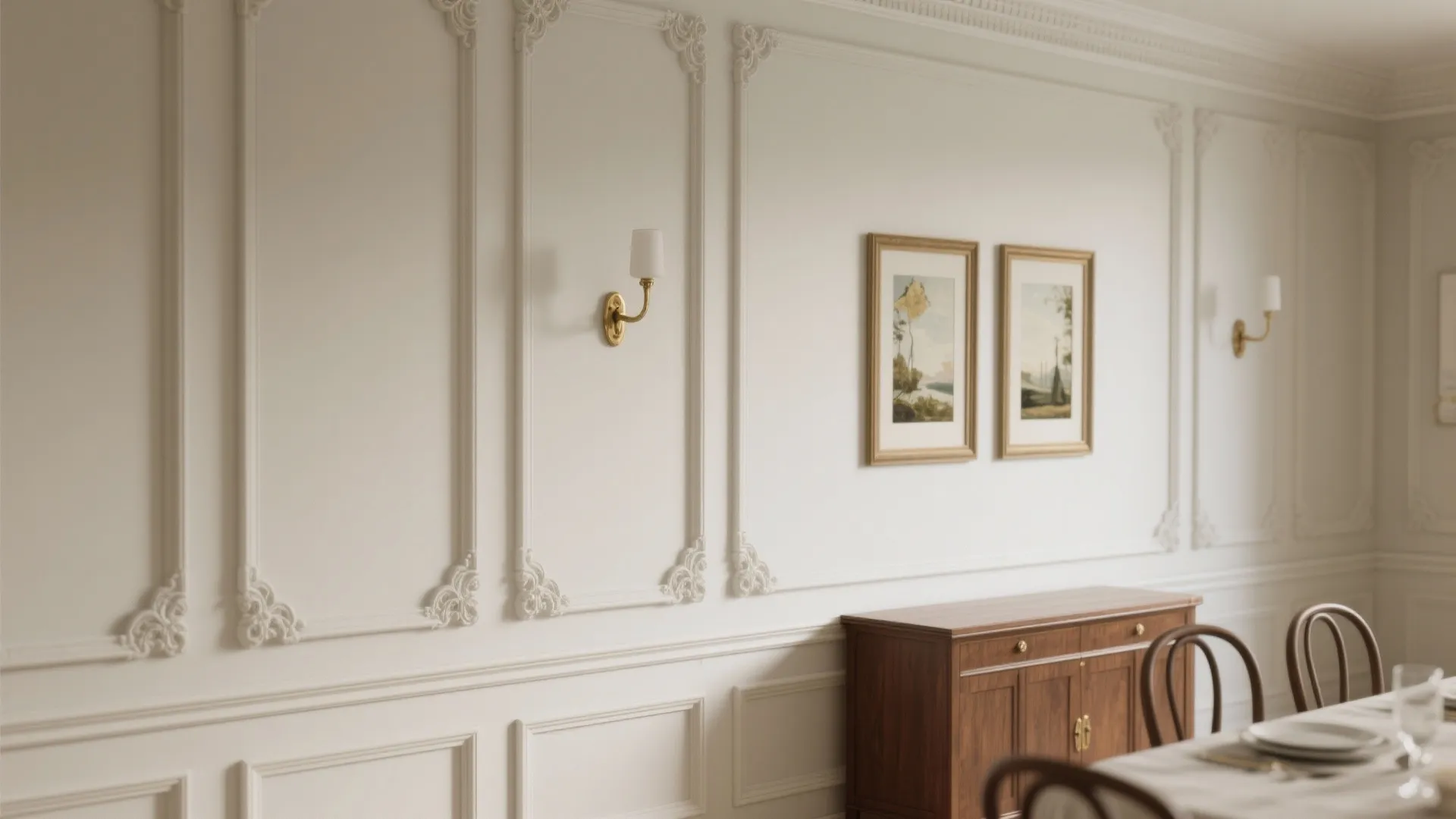 3. Architectural Wall Treatments and Moldings