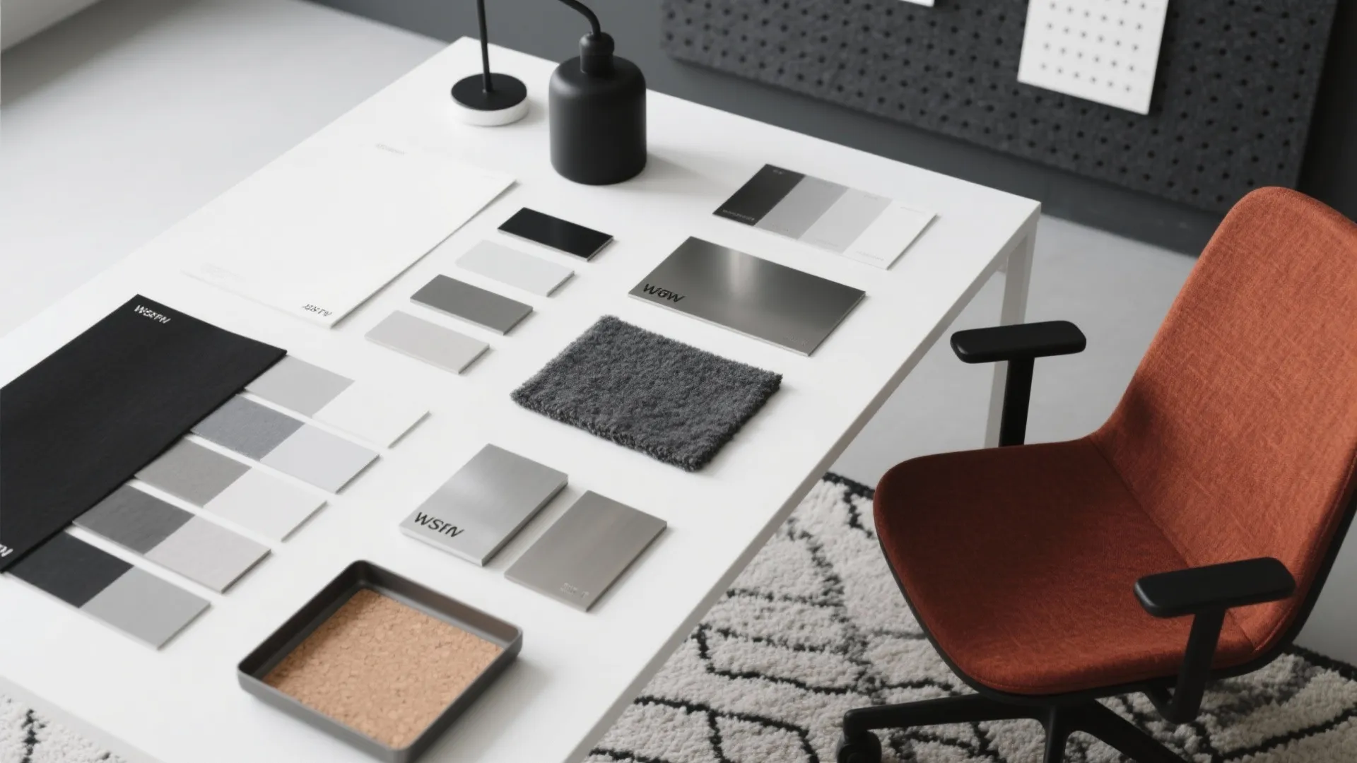 Monochrome Base with One Bold Accent