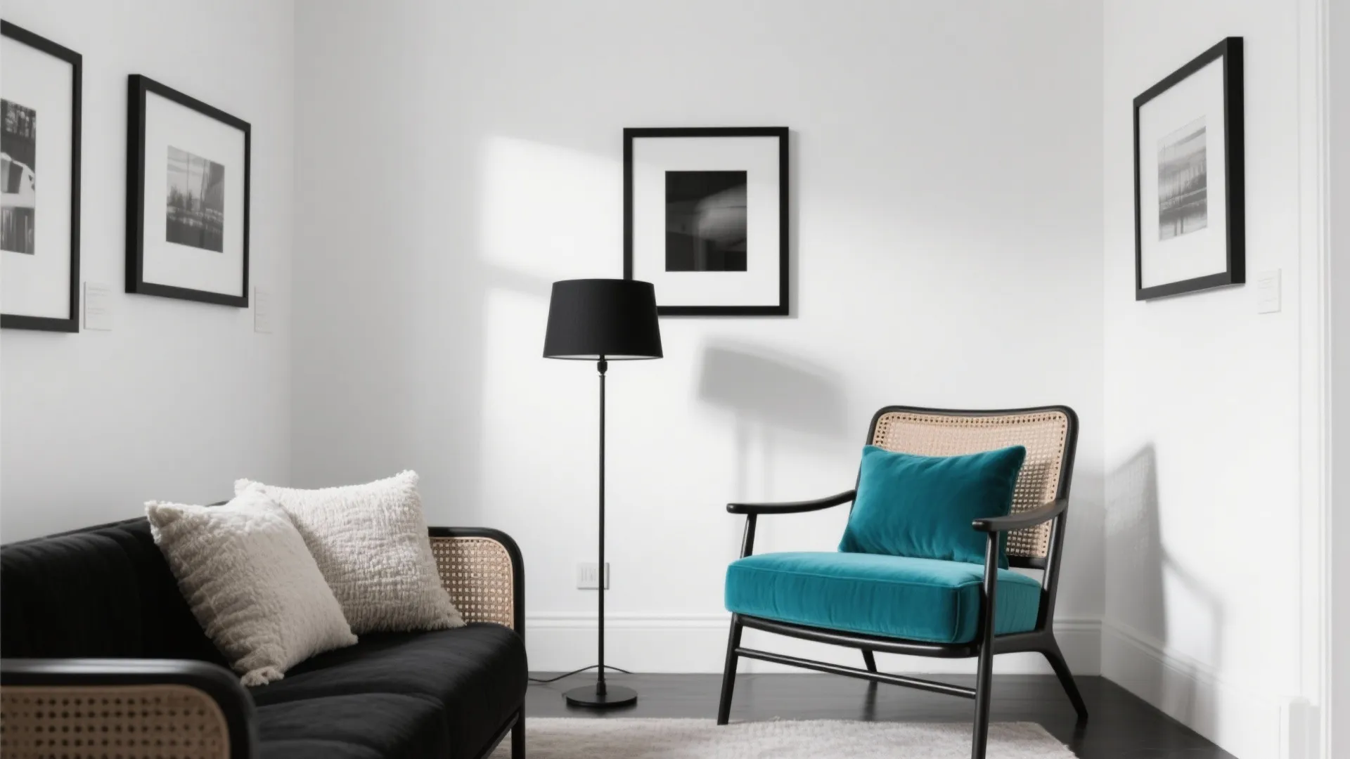 Monochrome Base with One Confident Accent