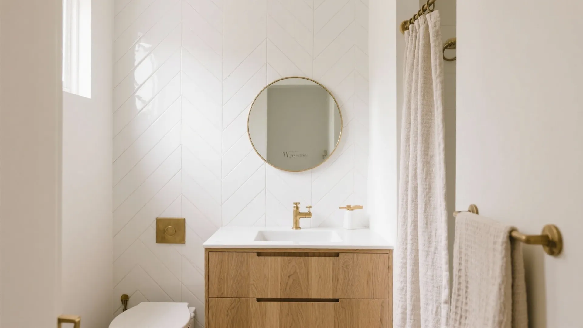 Minimal monochrome highlighter wall