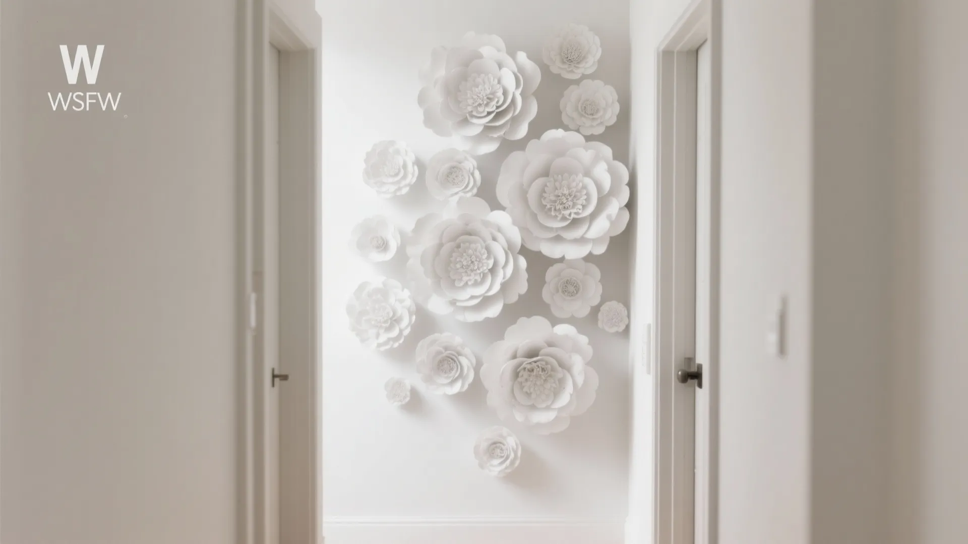 Monochrome Paper Blooms, Big Impact