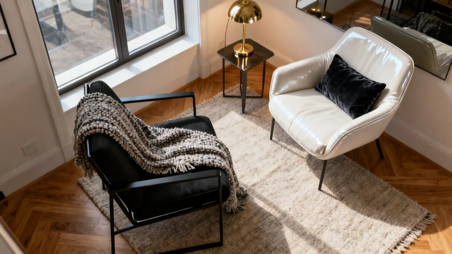 5 Bold Ideas for Black and White Living Room Chairs