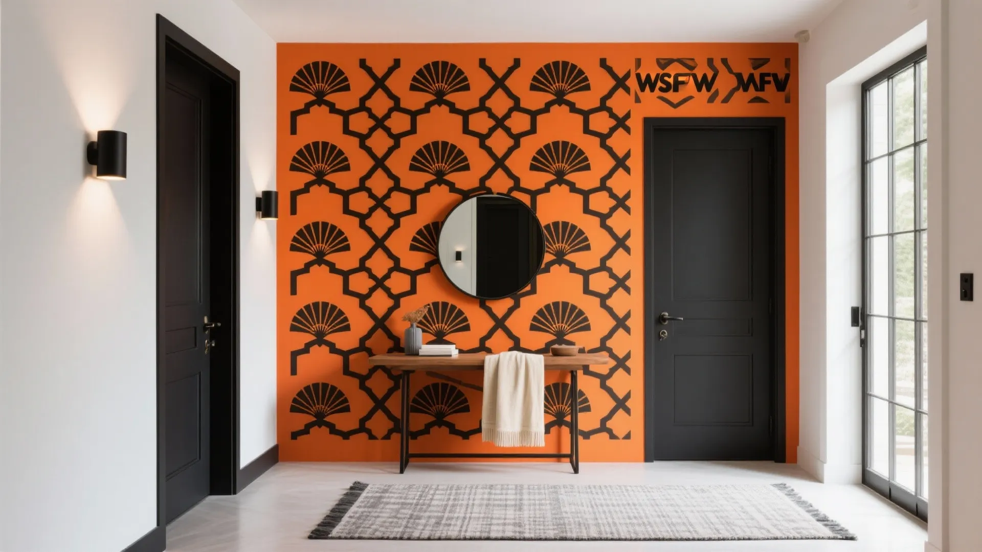 High-Contrast Monochrome Motifs