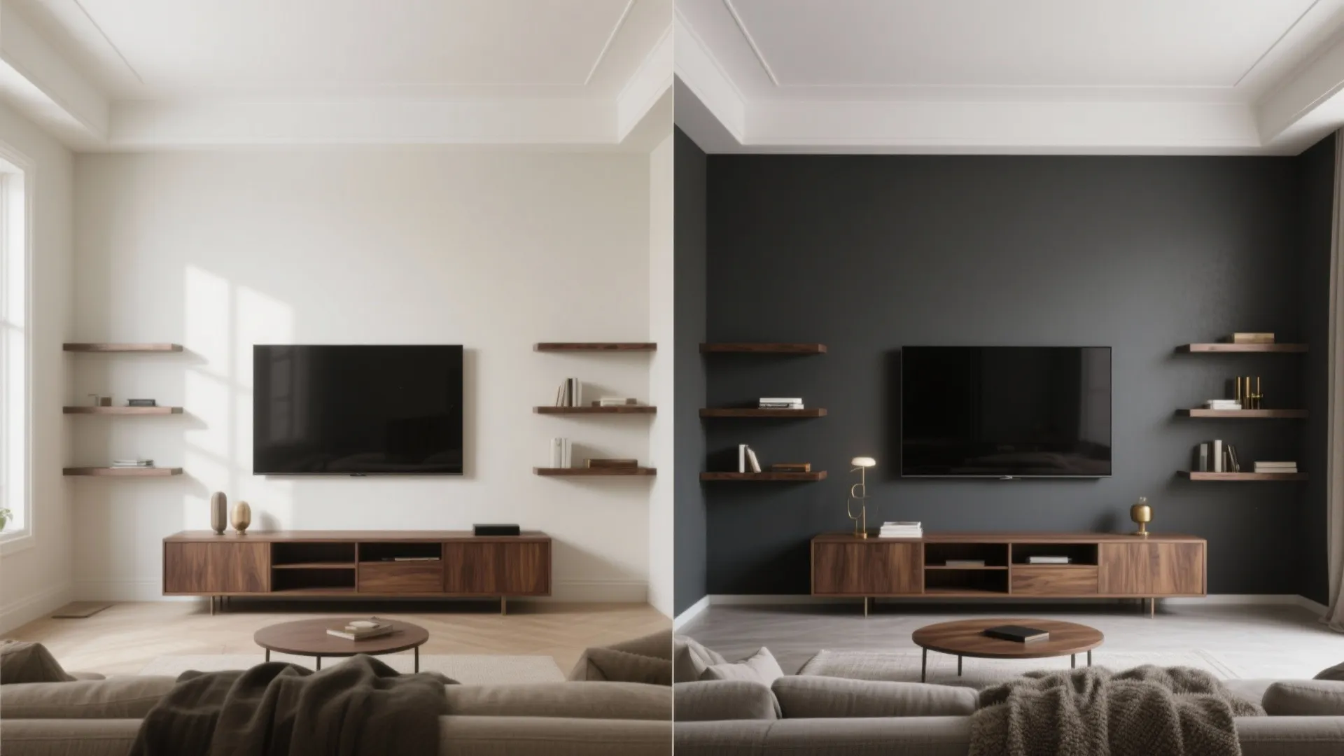 High-Contrast Monochrome: Charcoal, Ink, and Off-White