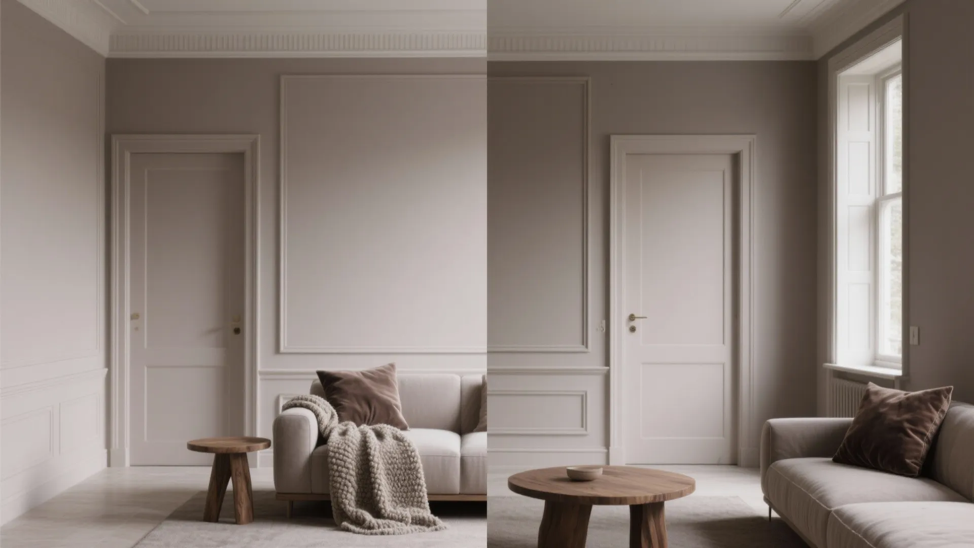 Pale Monochrome Color Drenching