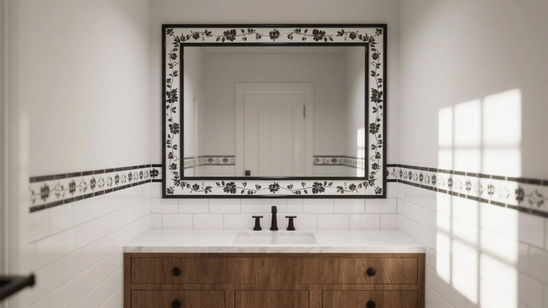 Monochrome Florals With Contrast