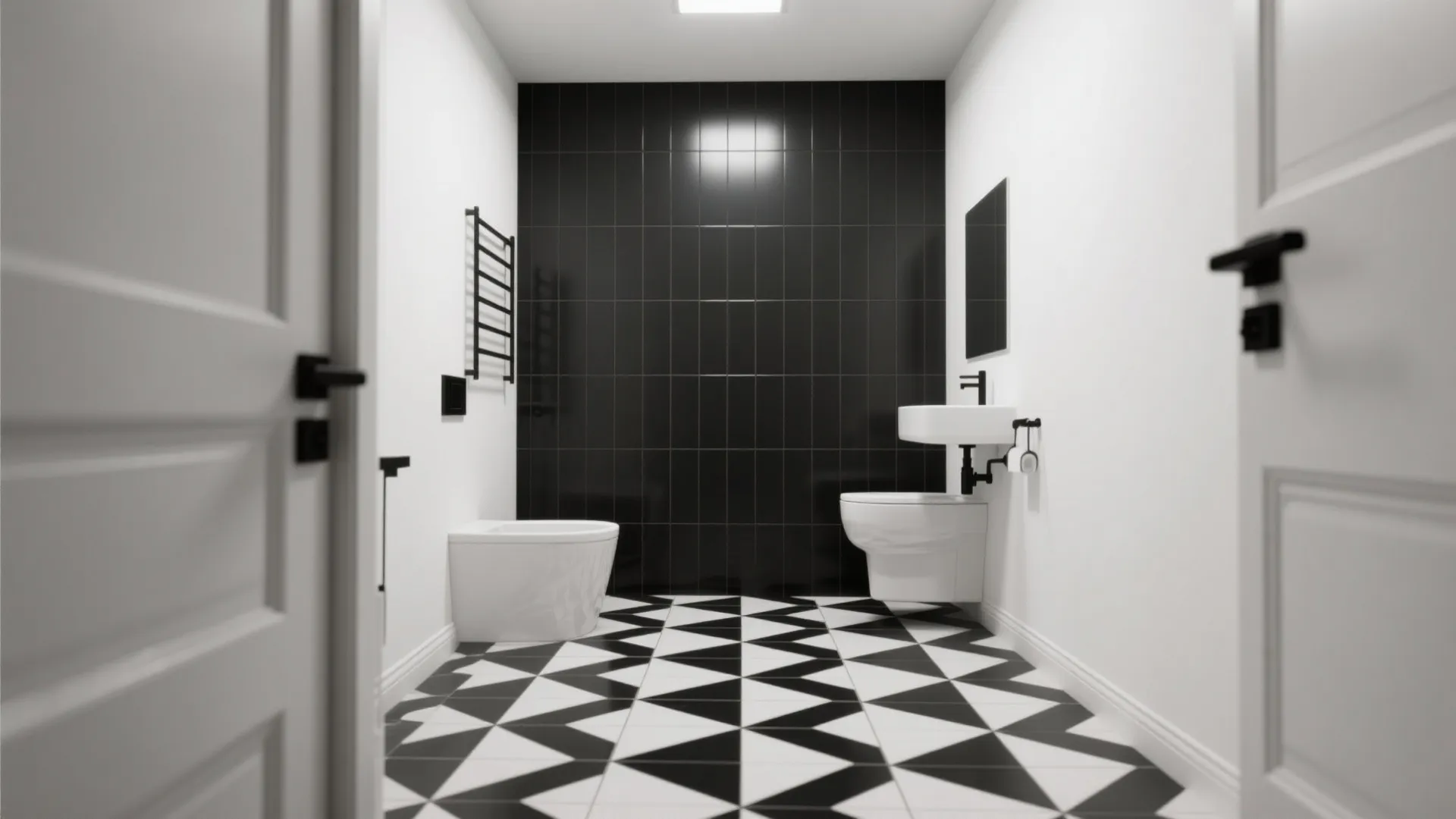 Bold Monochrome Geometric