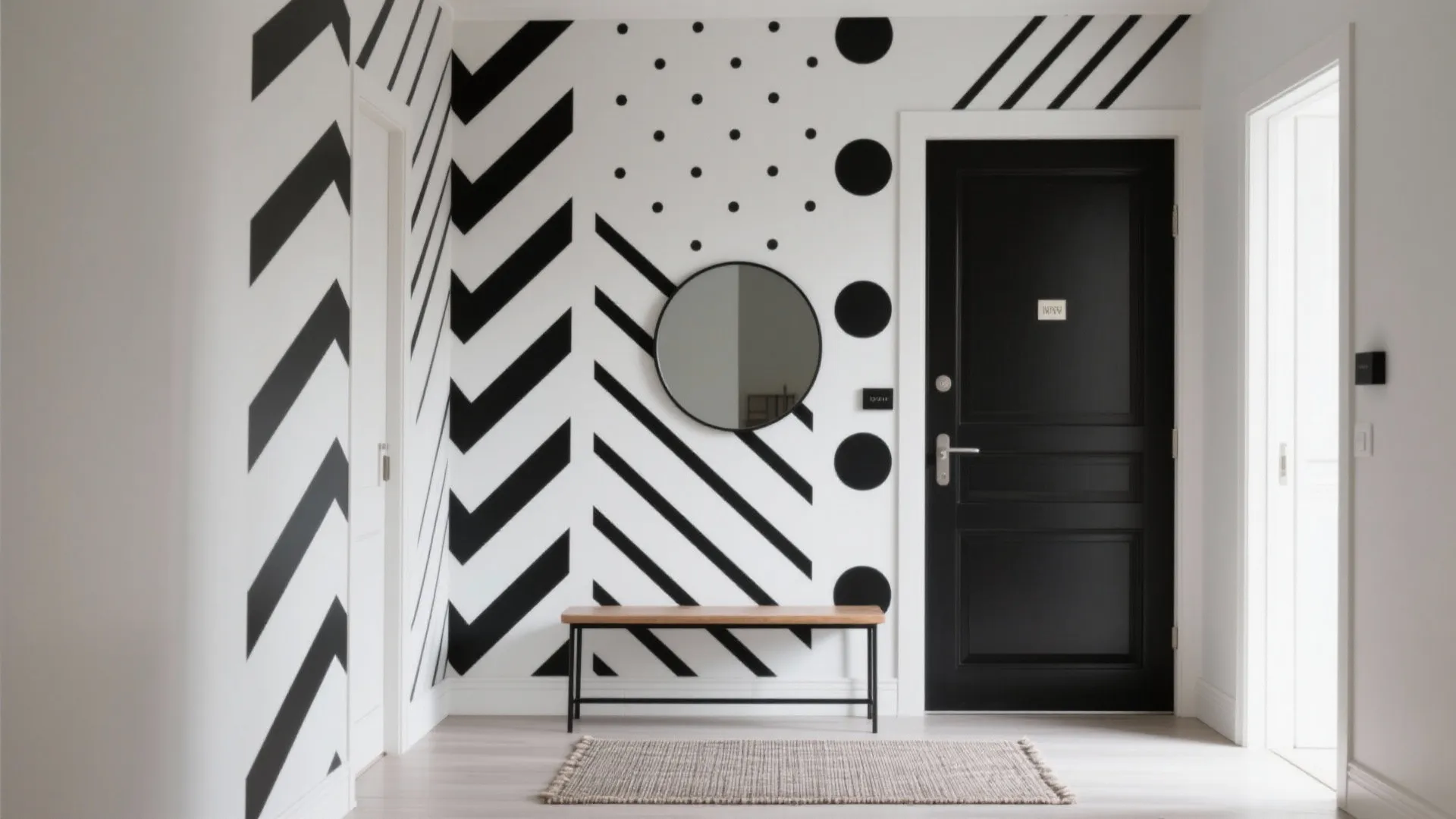 Monochrome Geometric Decals