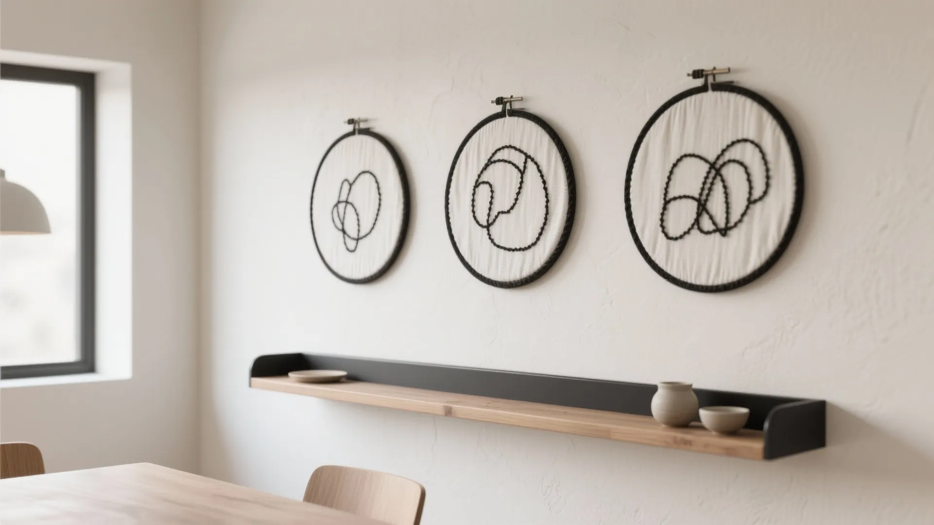 Minimalist Monochrome Hoops