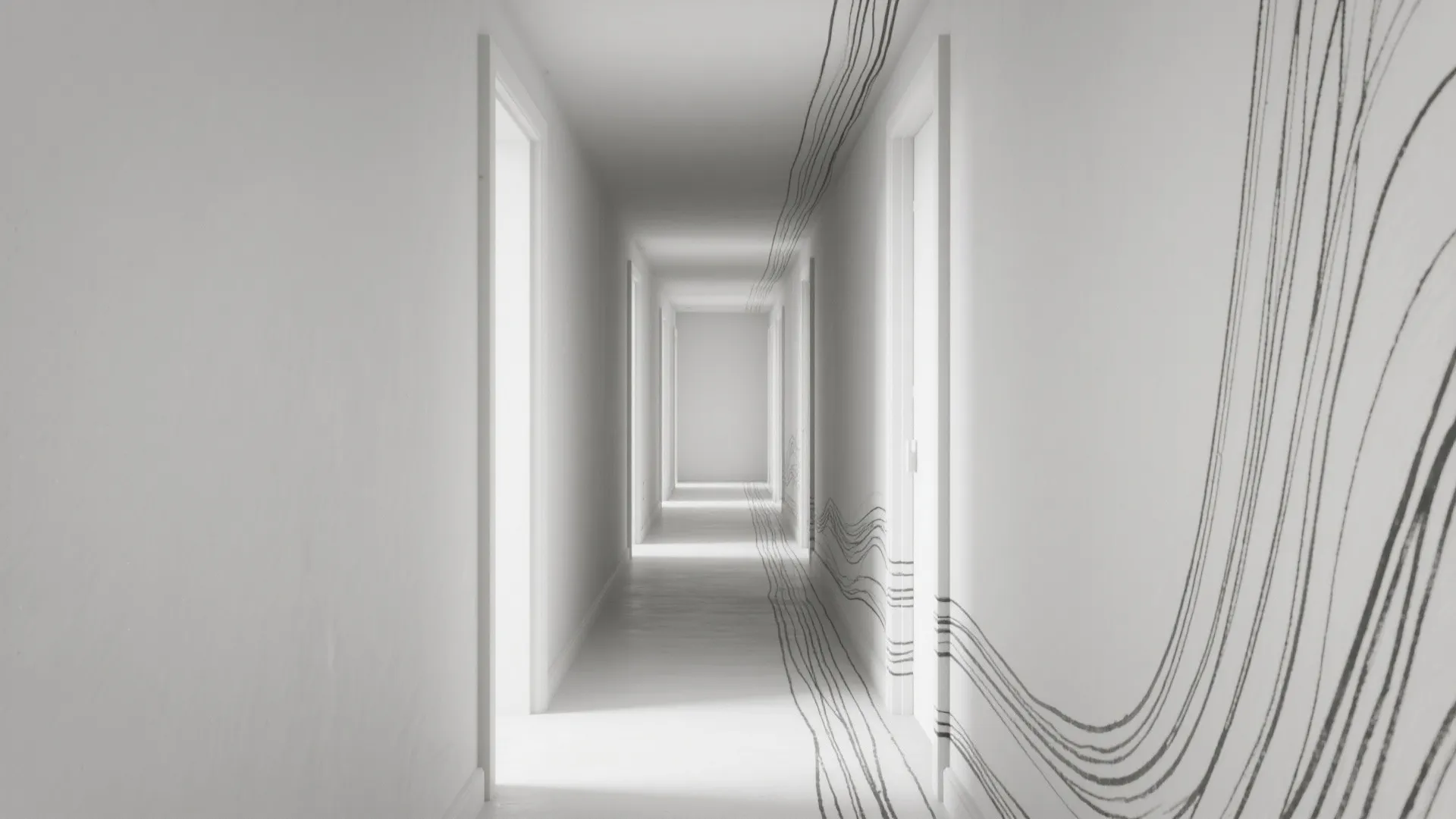 2. Monochrome line art