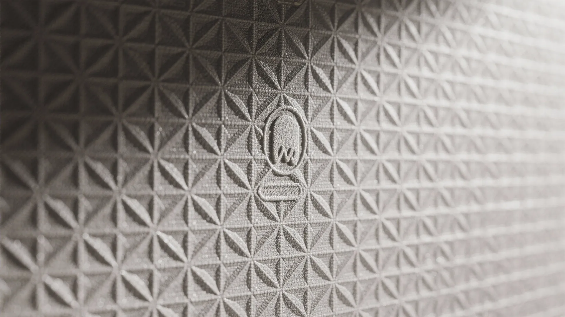 Monochrome Pattern with Accent Lighting