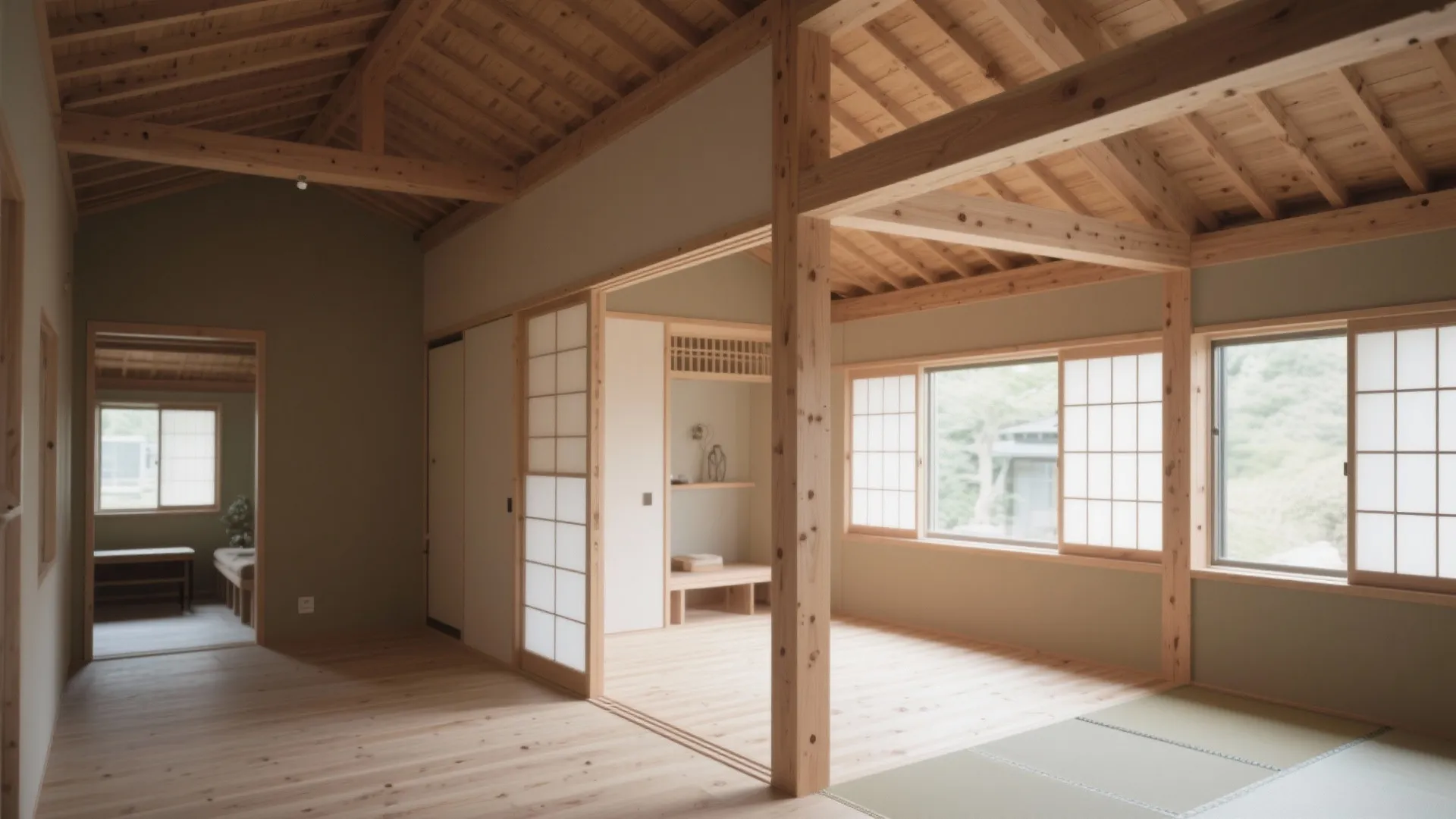 Tips 3: 構造は規格材×短スパン×片流れ屋根で費用を抑える（日式合理）