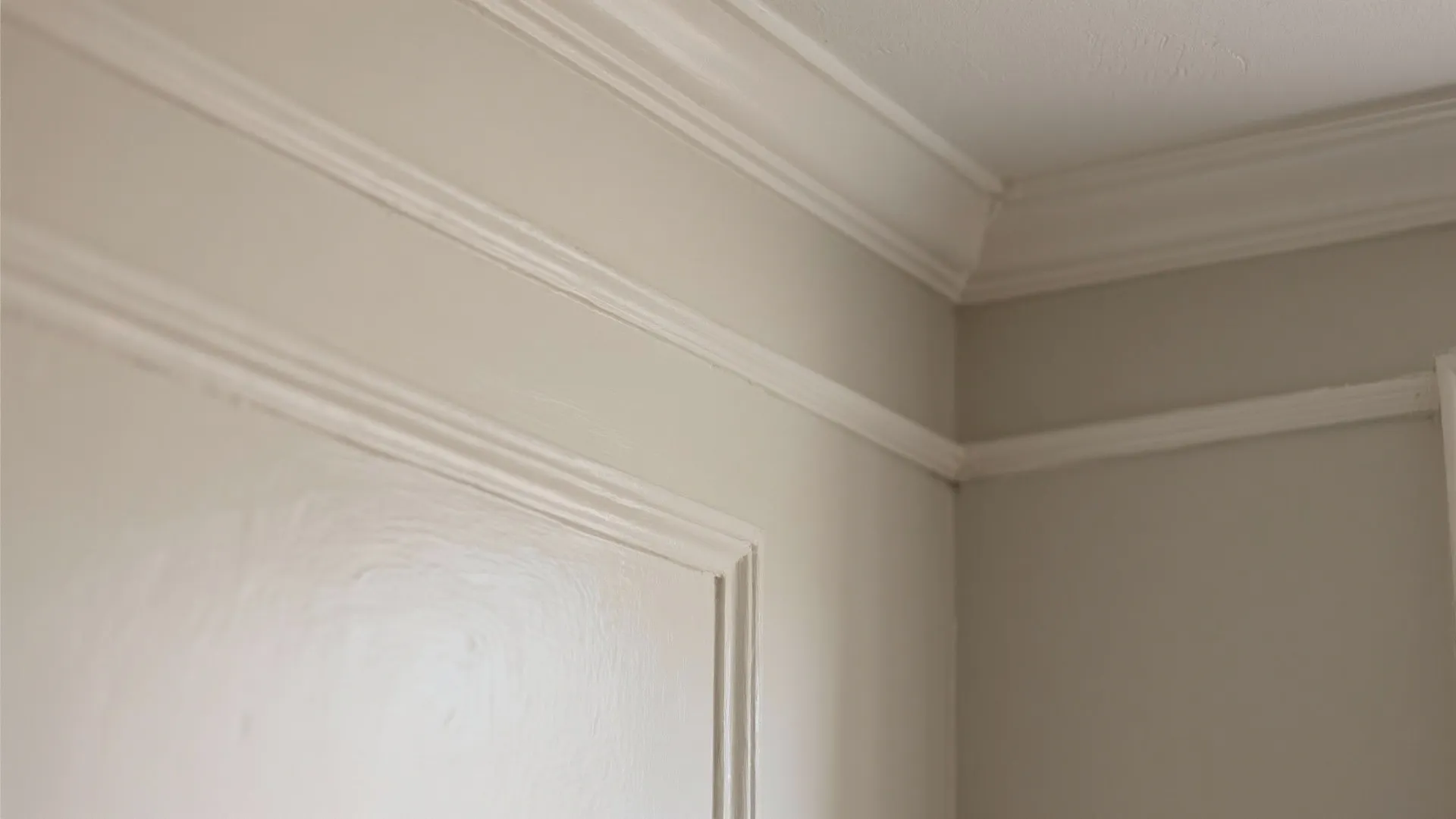 Low-Contrast Monochrome (Walls, Trim, Ceiling)