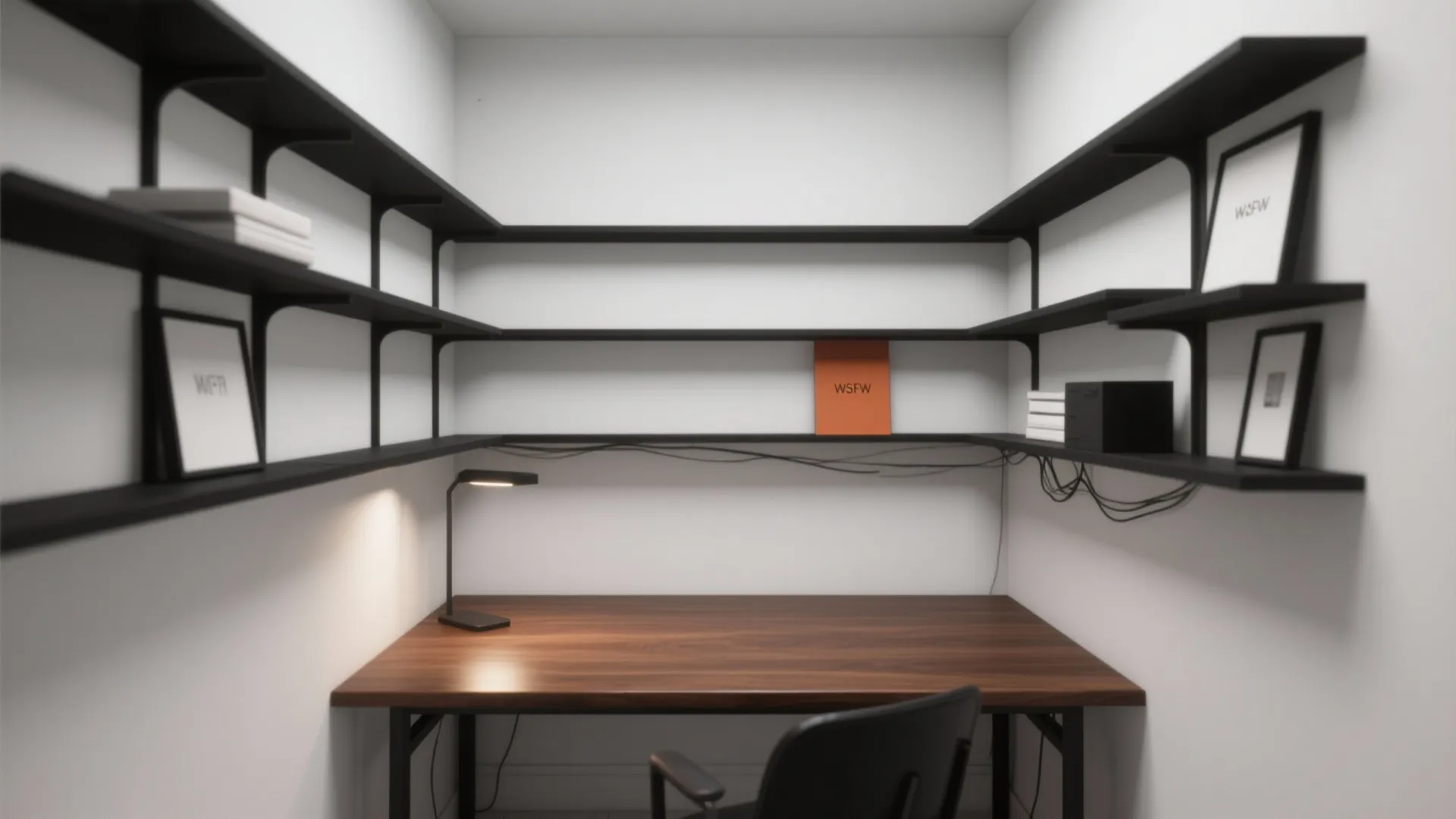 High-Contrast Black-and-White Discipline