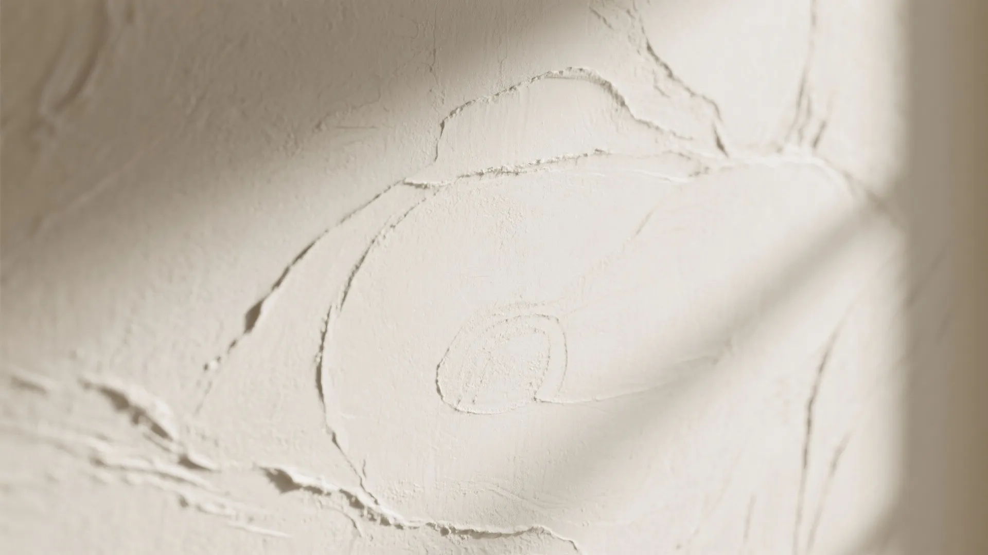 Textured Monochrome Relief (Limewash or Plaster)