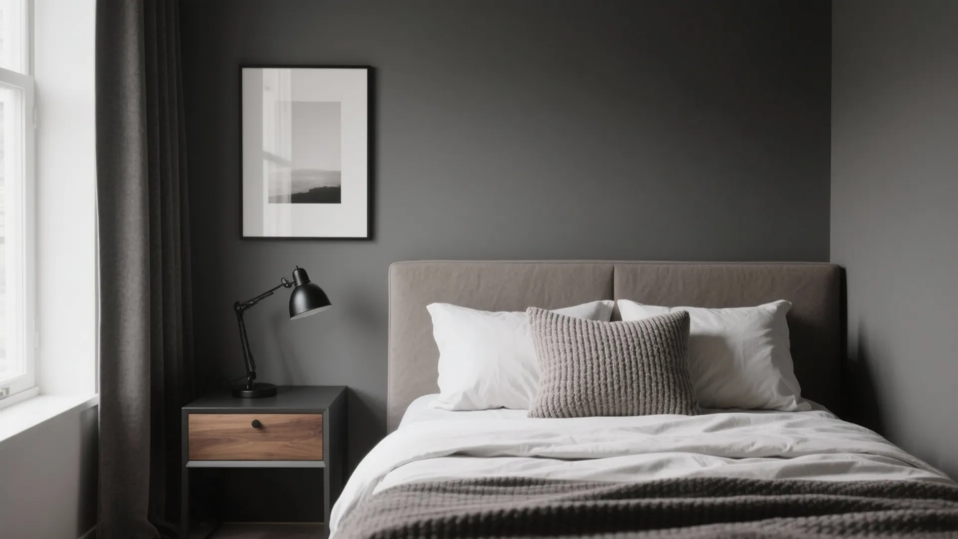 Minimal Monochrome + Texture Layering