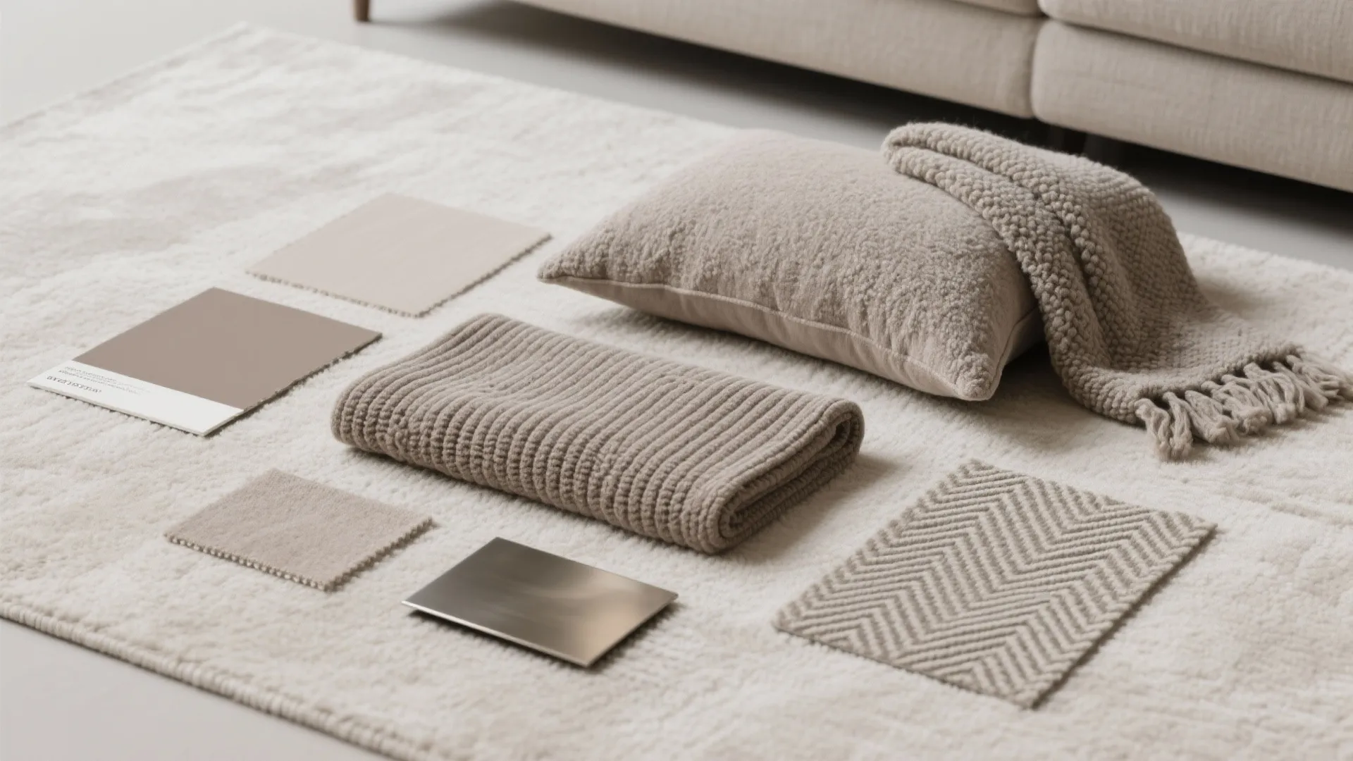 4) Monochrome or Near-Mono Palette with Textural Contrast