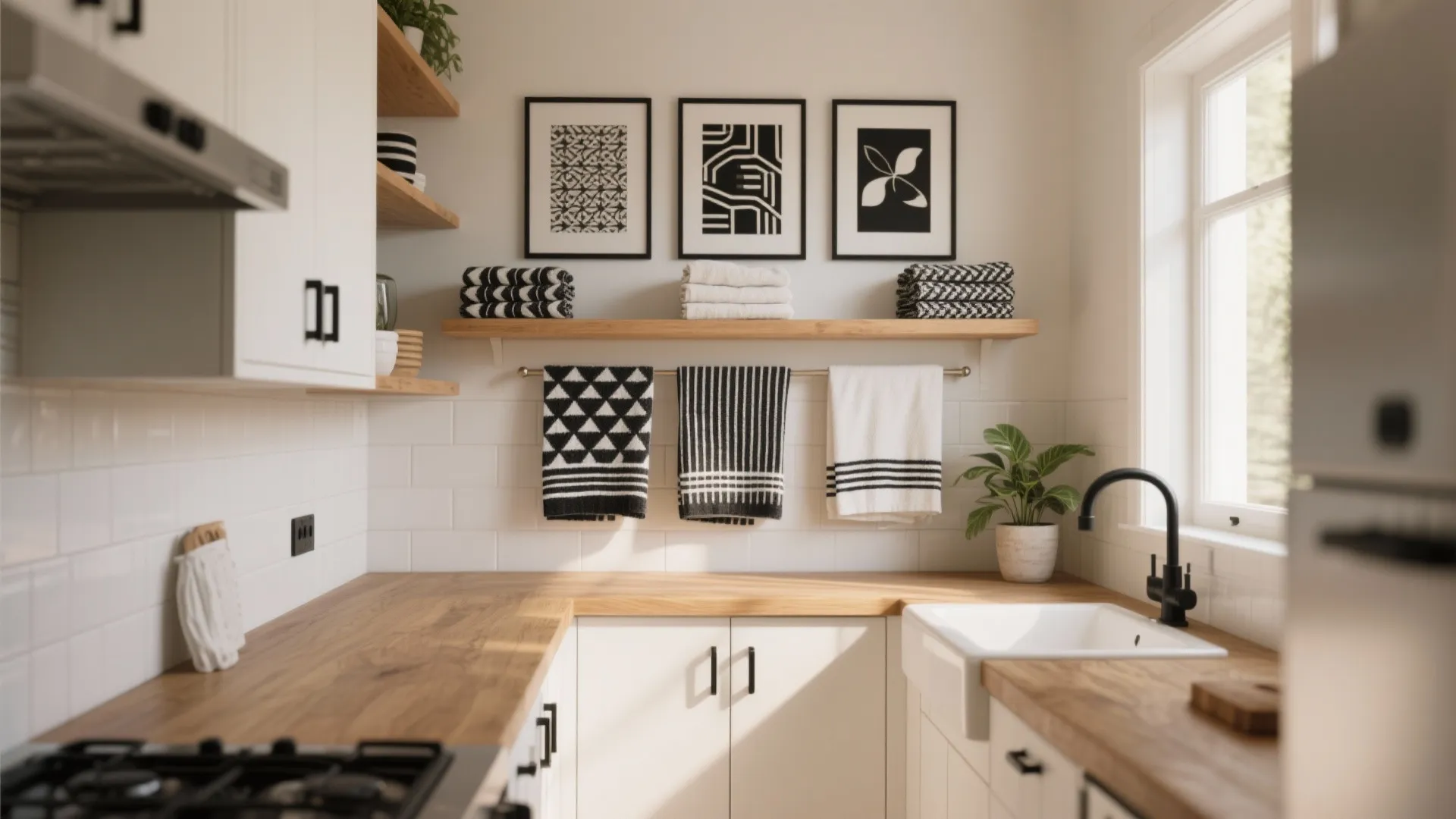 Black & White Kitchen Towels — 5 Cozy Ideas: Creative ways to style black & white kitchen towels in small kitchens with practical tips from a pro designer
