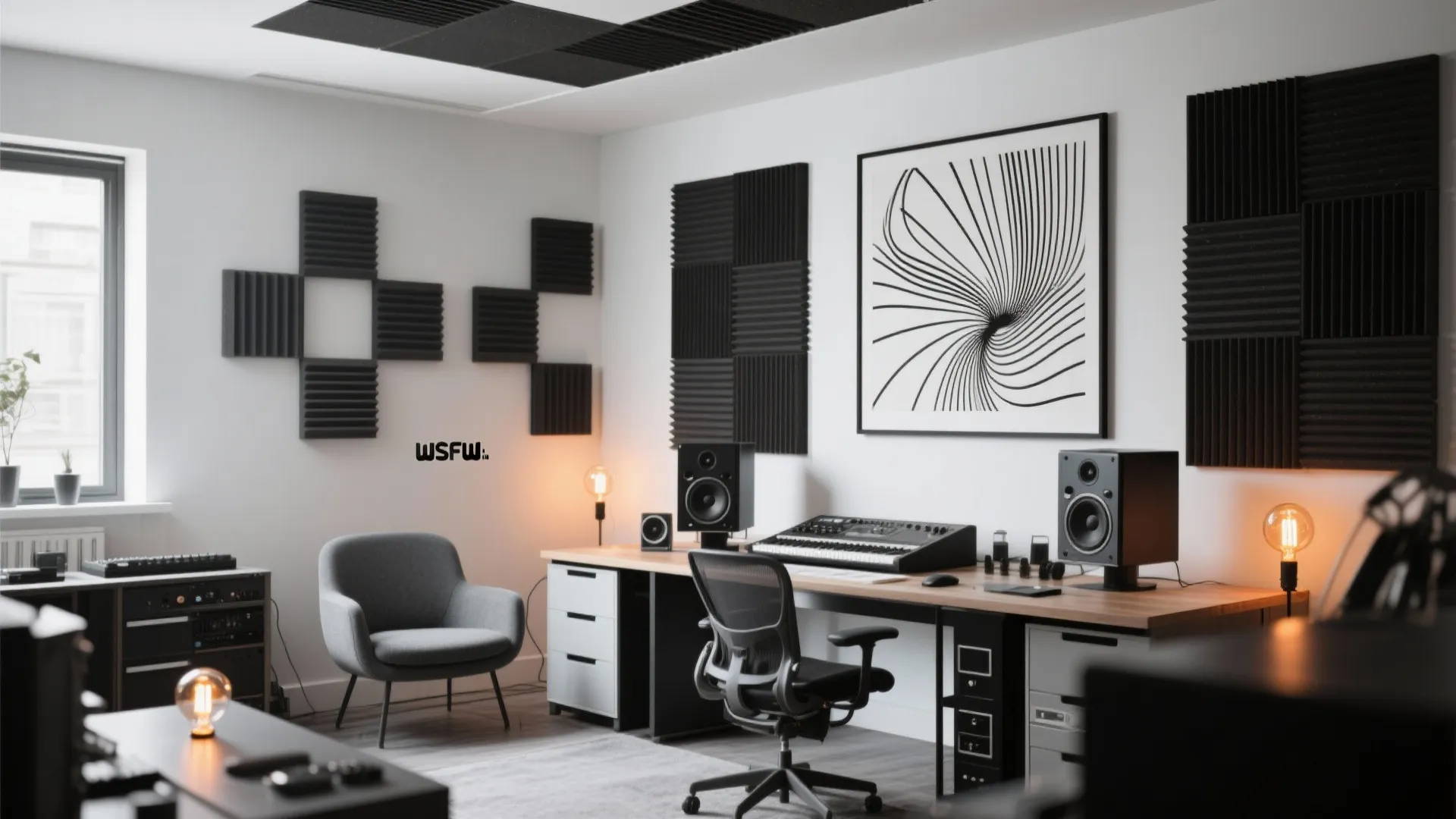 Monochrome Abstract Lines