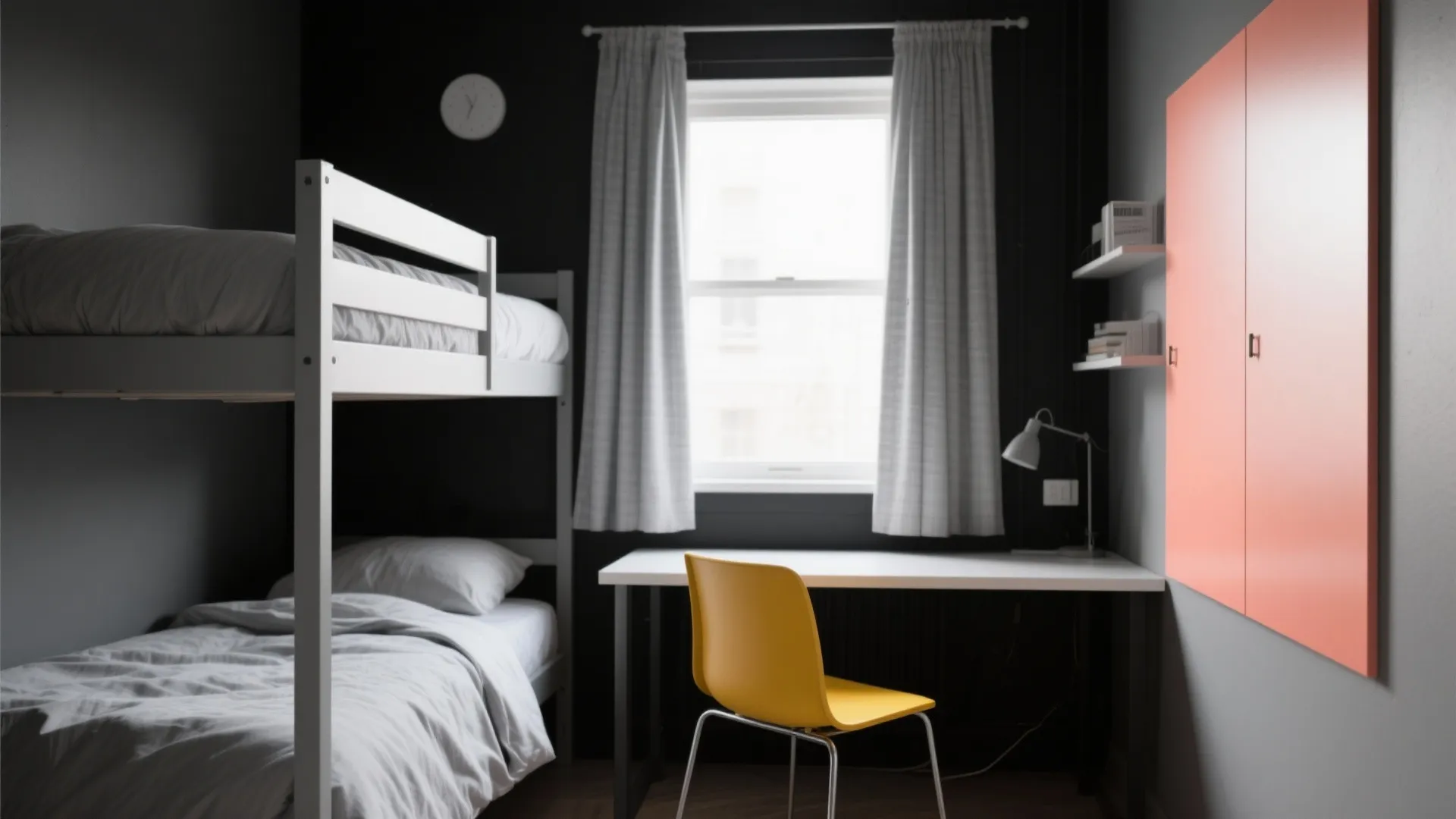 4) Monochrome Base with One High-Contrast Accent