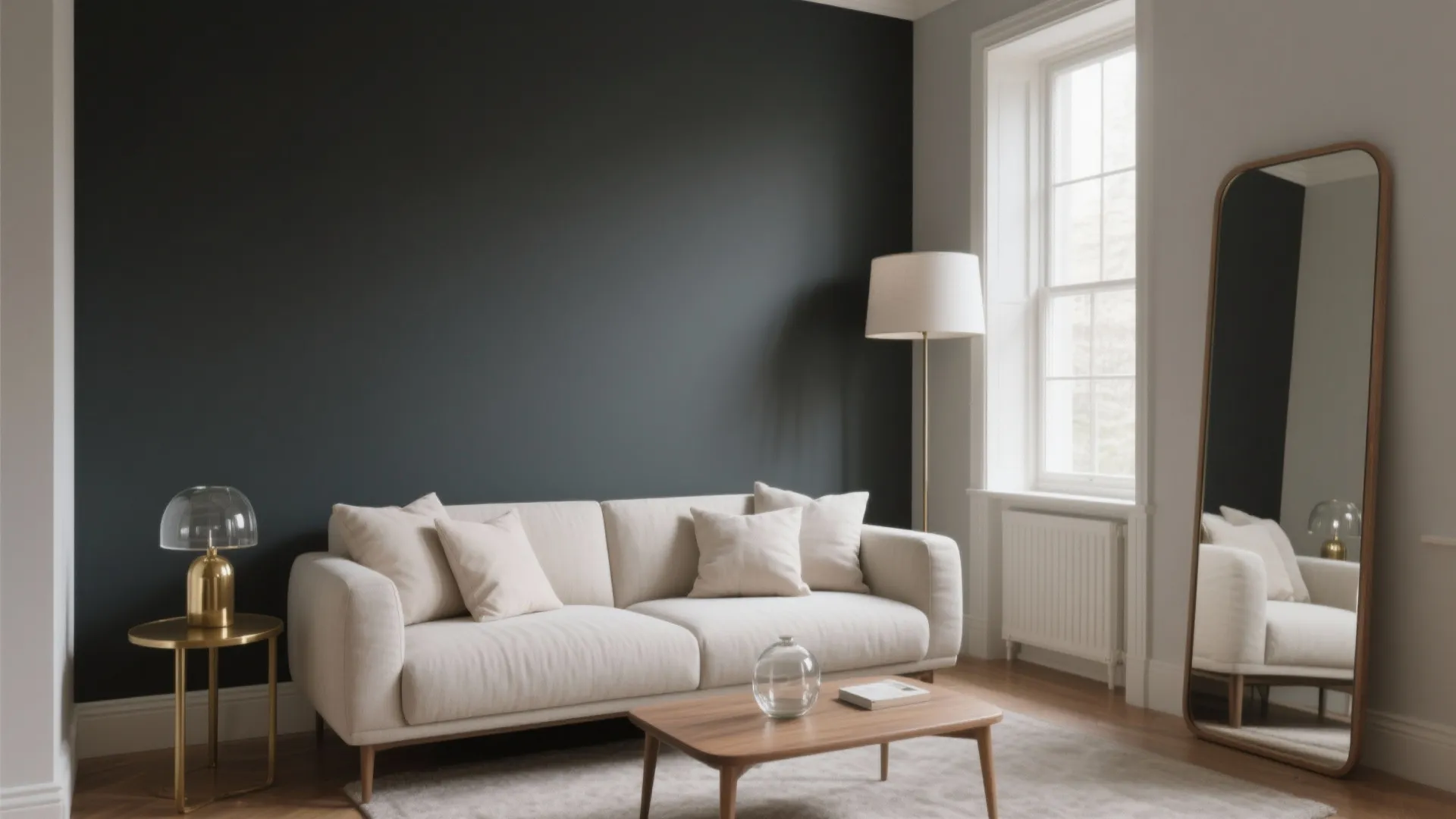 1. Matte Monochrome Accent