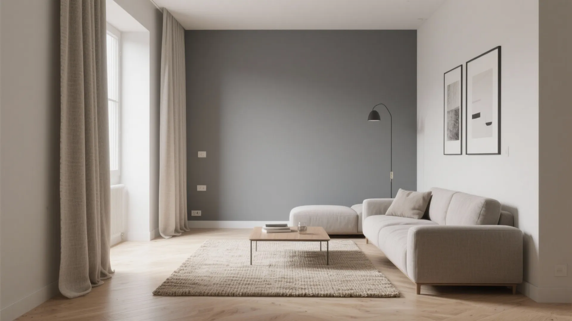 1. Minimalist Monochrome Accent