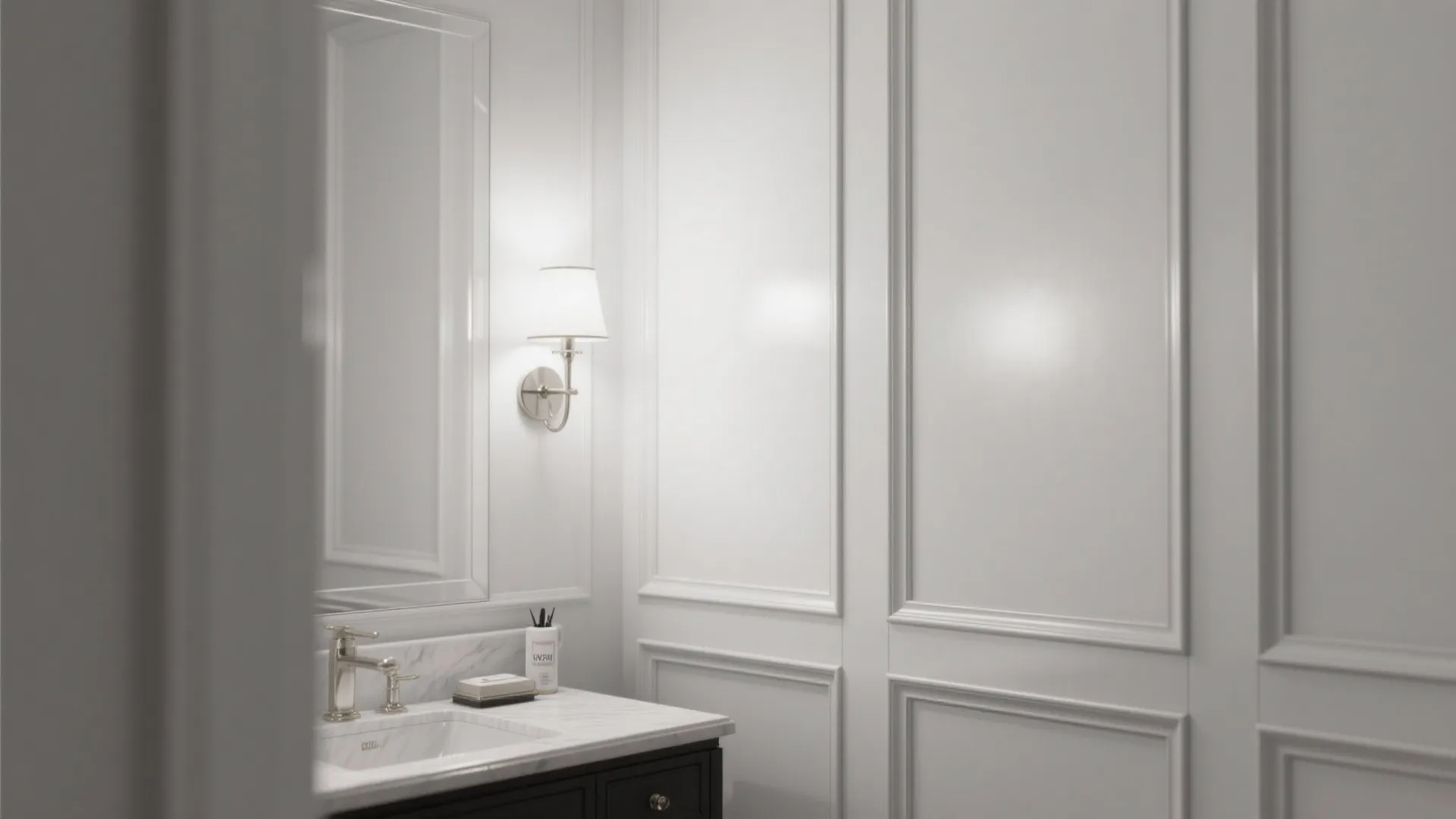 3. Painted battens for subtle luxury