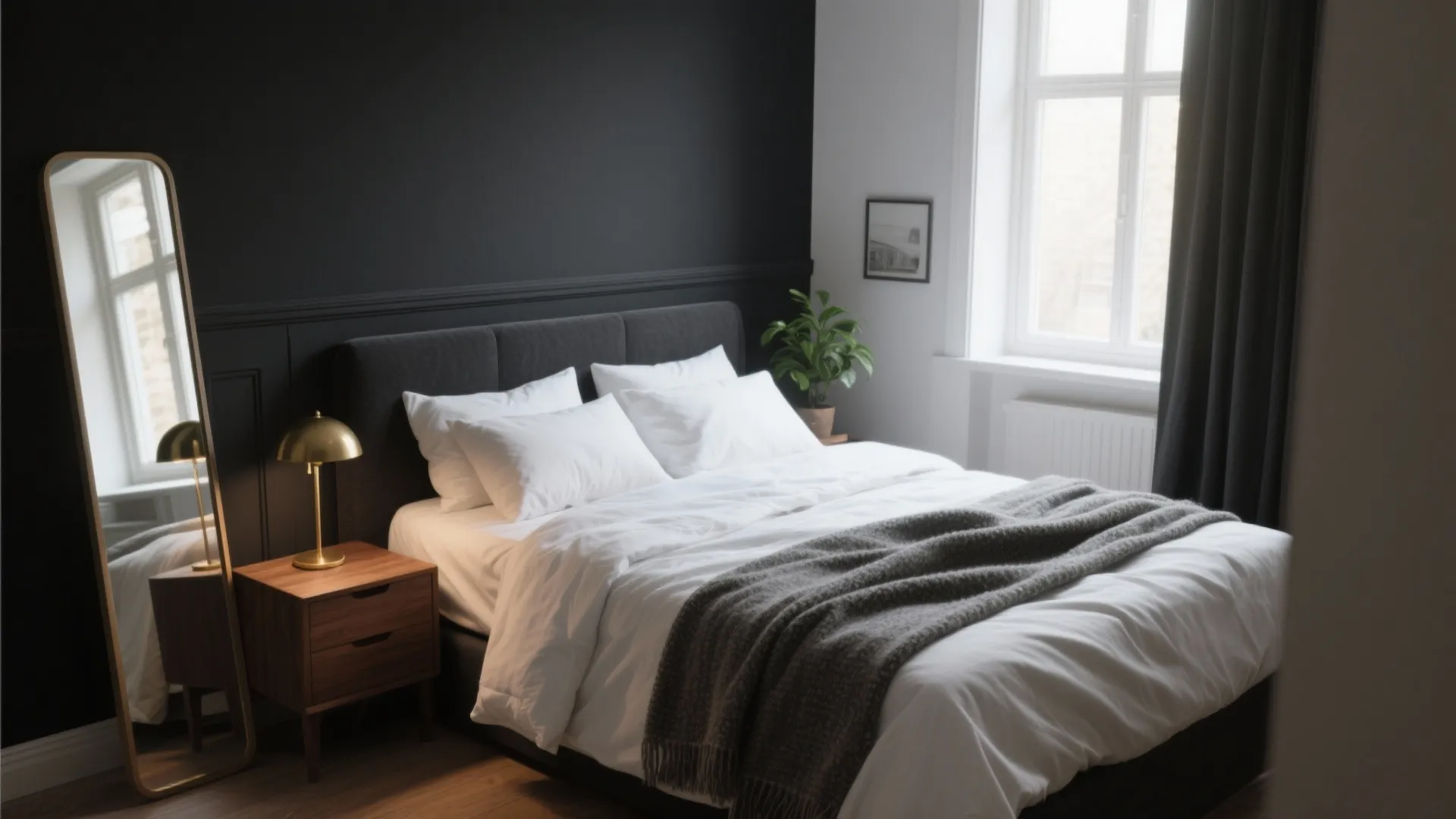 Black White Grey Bedroom Ideas — 5 Inspirations: Five practical monochrome bedroom decorating ideas from a pro designer