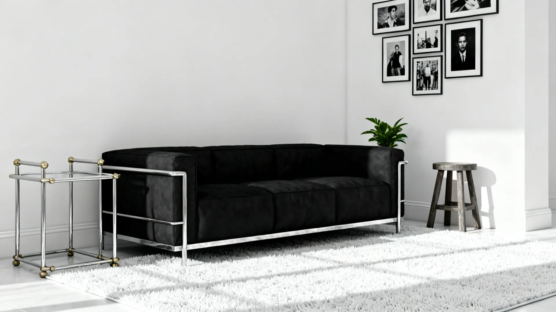 1. High-Contrast Monochrome