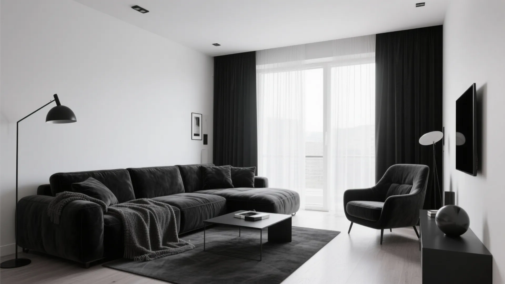 1. Minimalist Monochrome Harmony