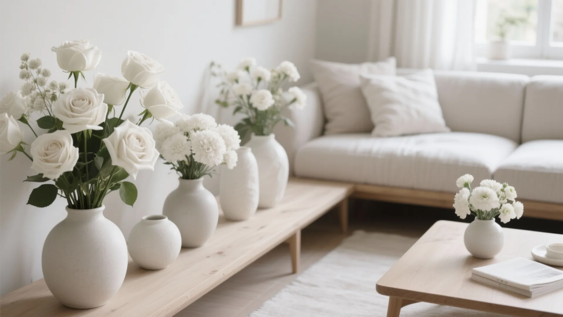 Monochrome Blooms for a Calm, Cohesive Palette