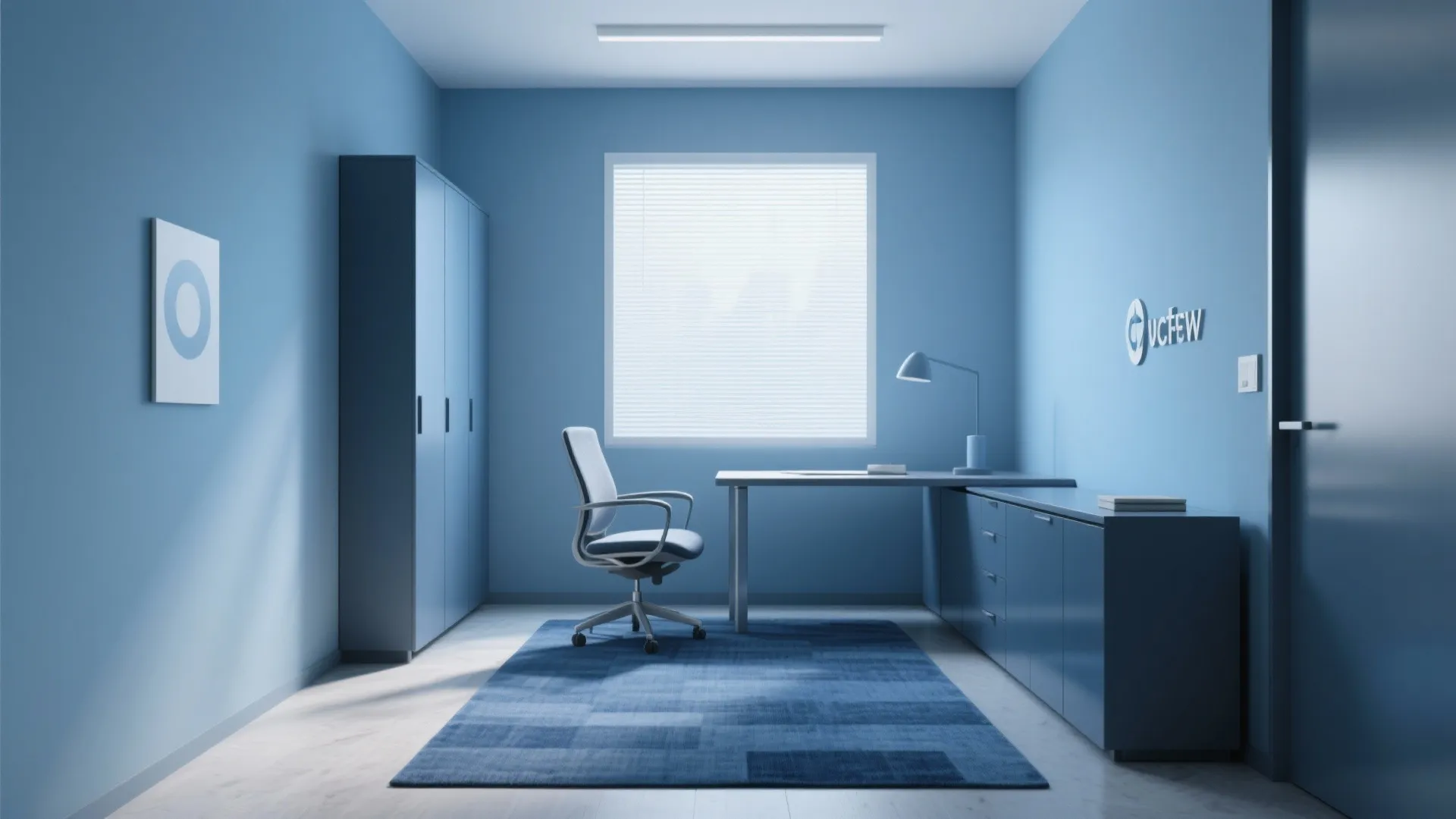 Monochrome Blue Minimalism