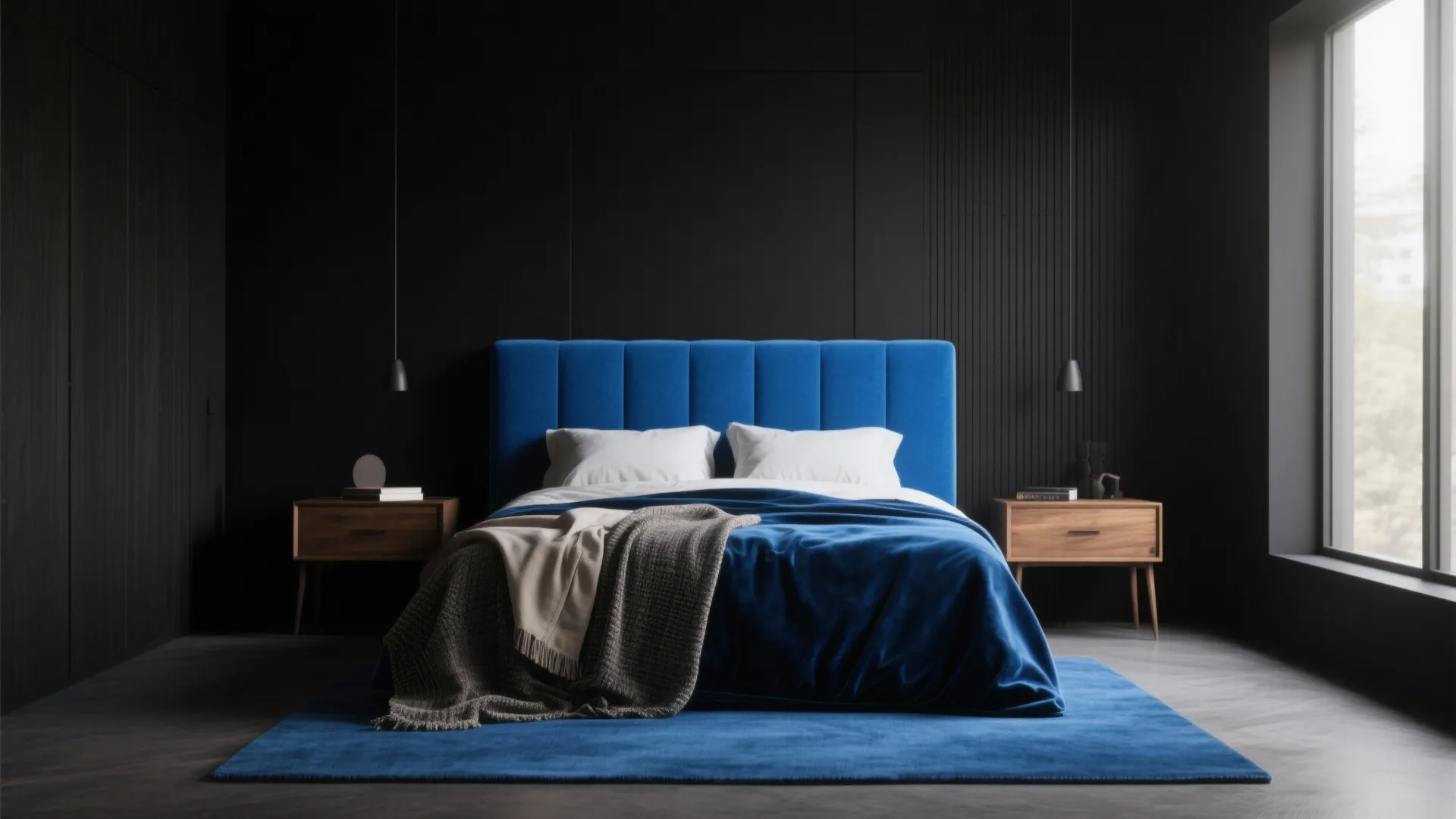 1. Monochrome Base with a Blue Accent