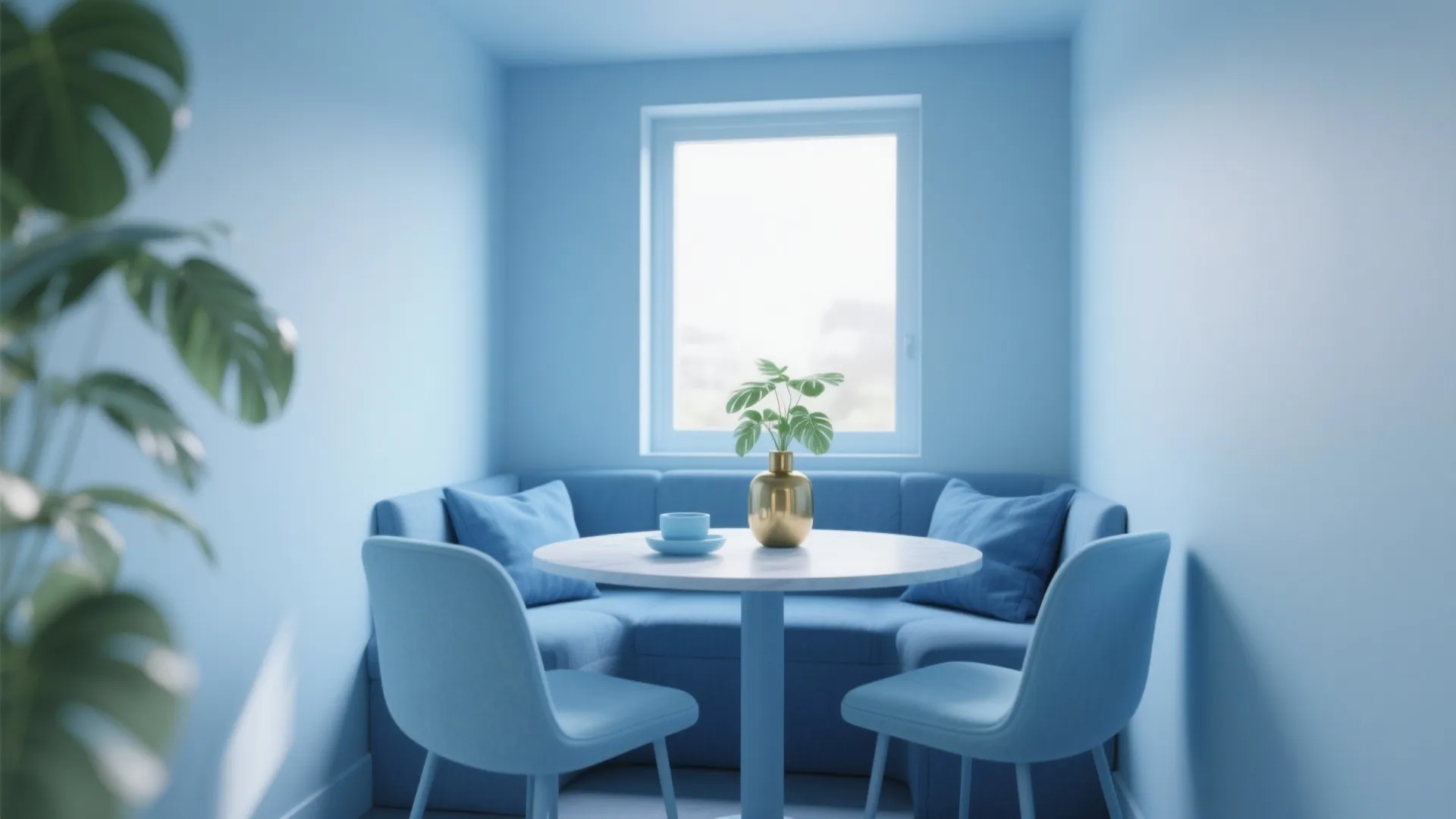 5. Go monochrome for a soothing scheme