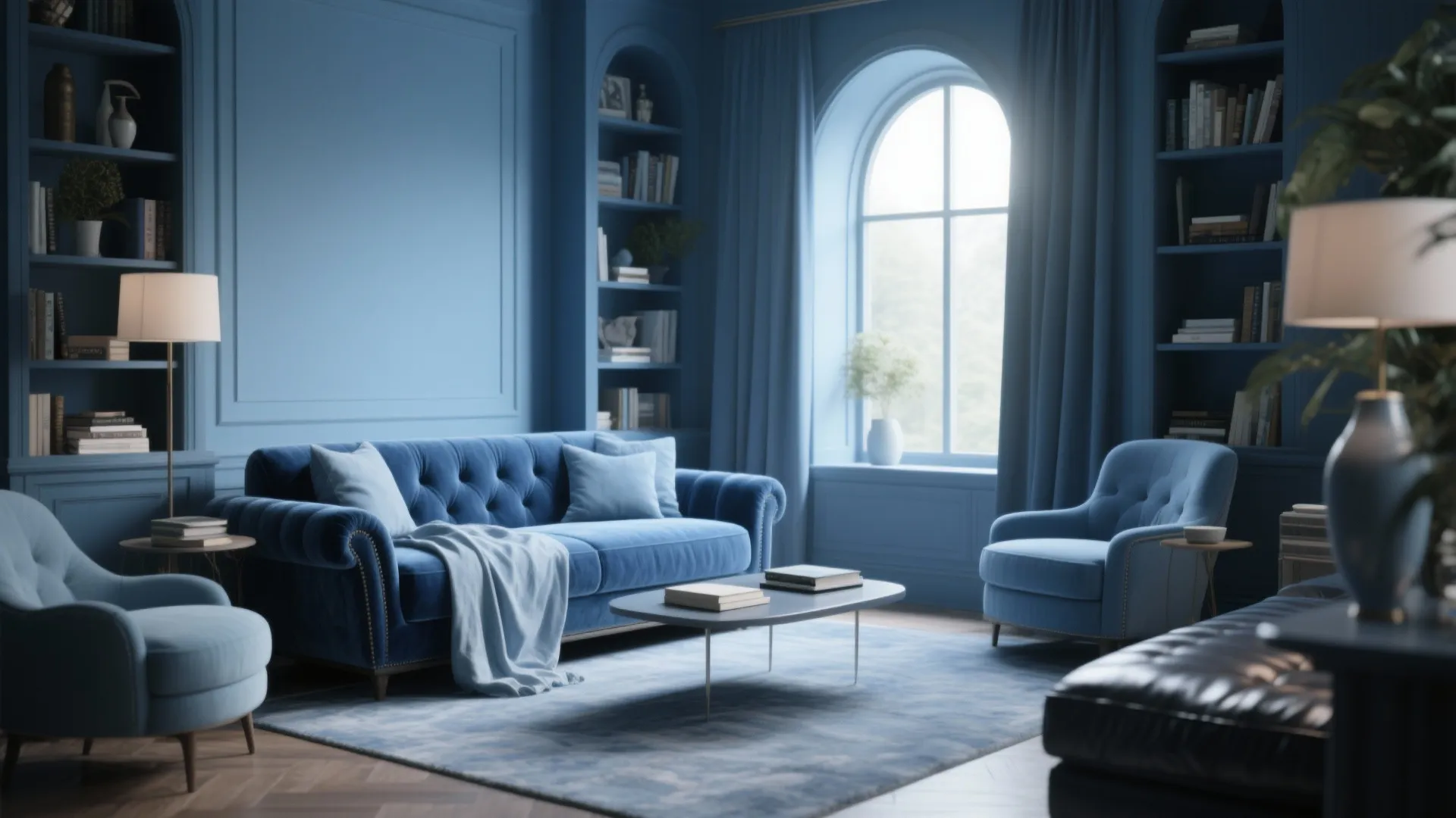 4. Layered Monochromatic Blues