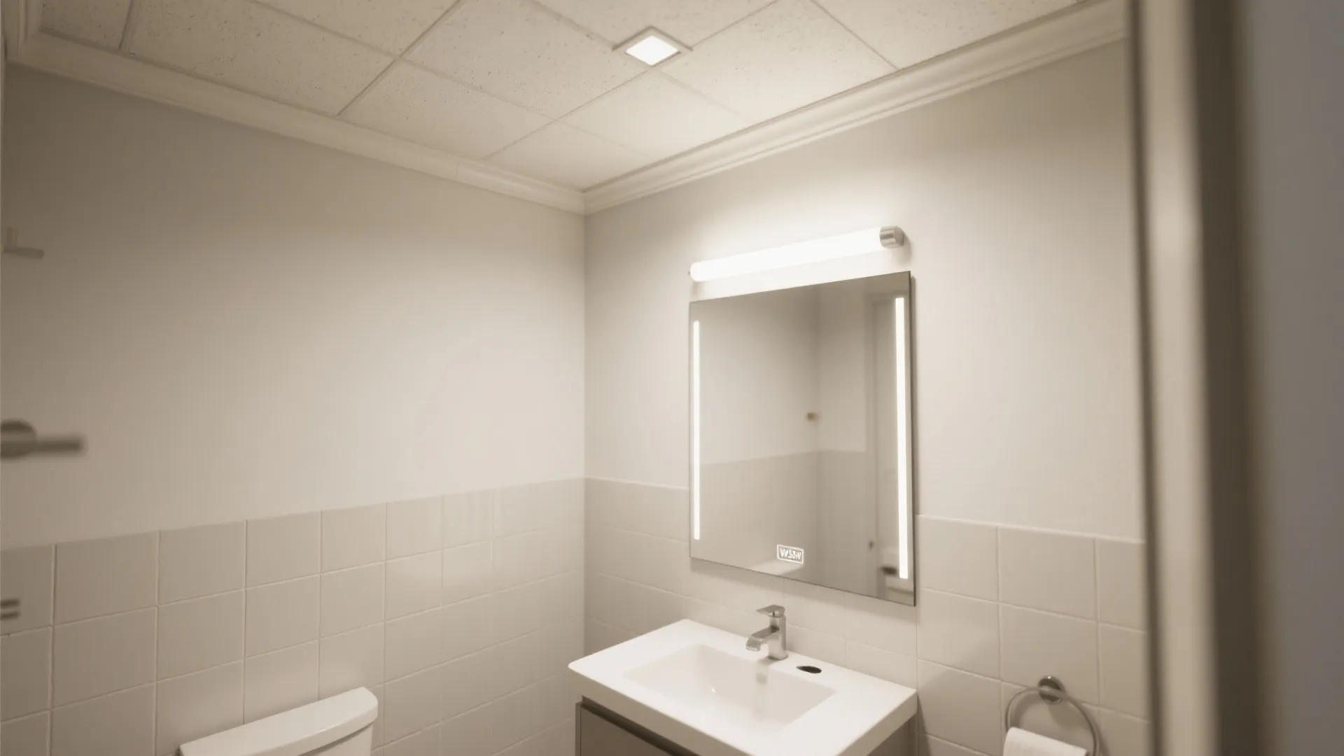 Painted Monochrome Ceiling for Visual Calm