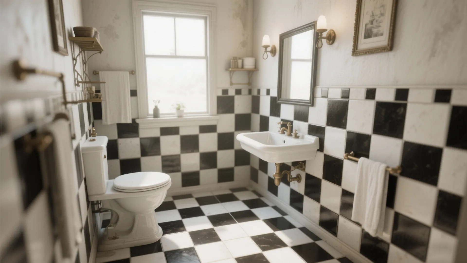 8. Monochrome Checkerboard