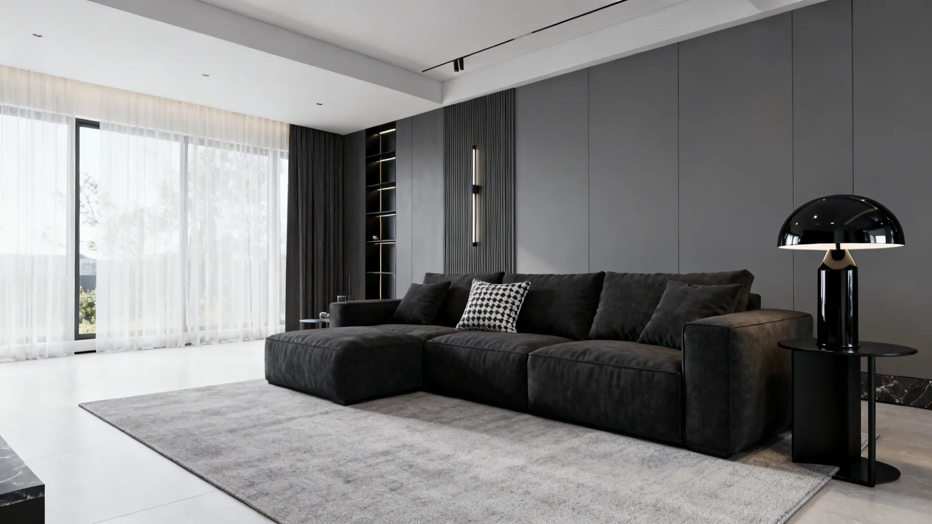 2. Monochrome Layers with Contrast